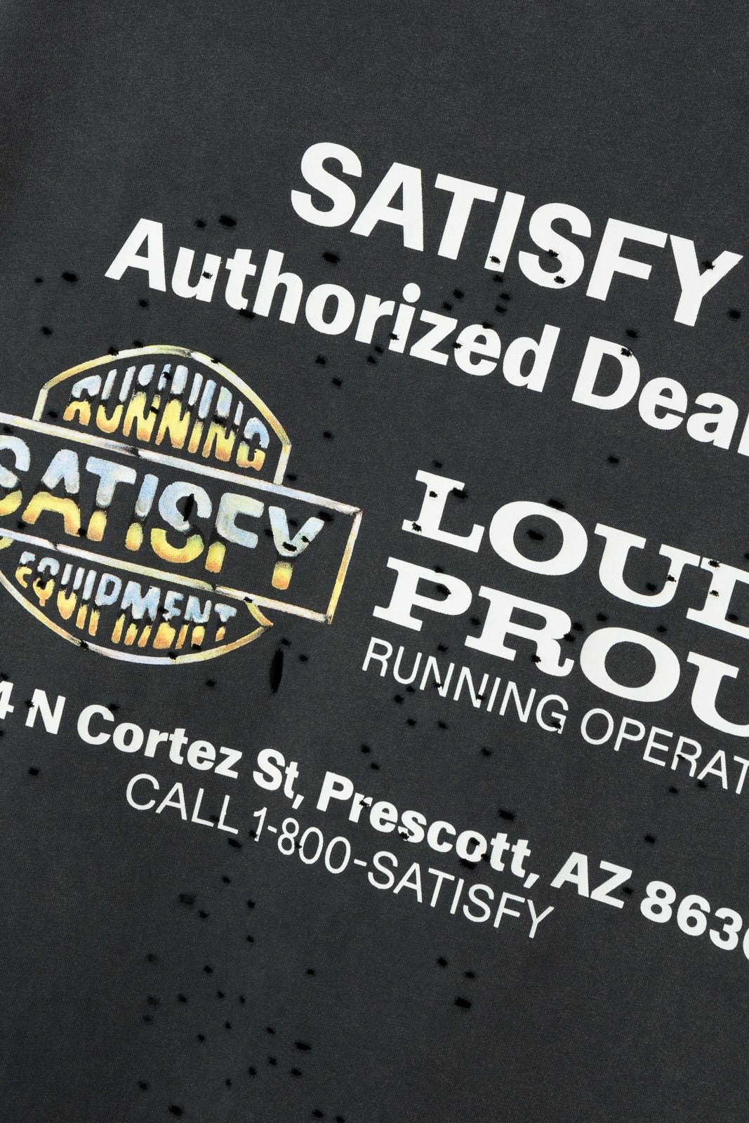 Satisfy - MothTech™ T-Shirt (Aged Black)