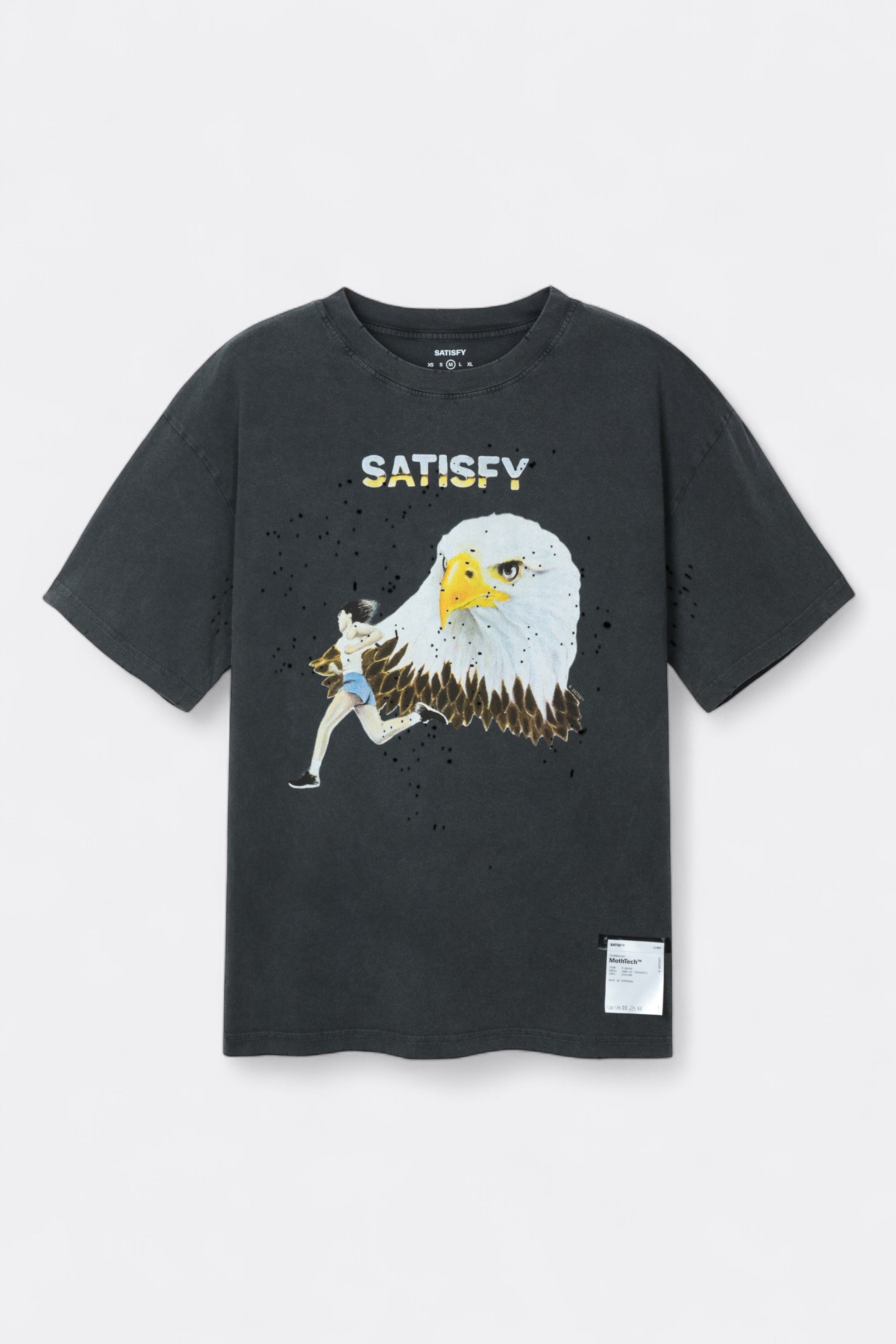 Satisfy - MothTech™ T-Shirt (Aged Black)
