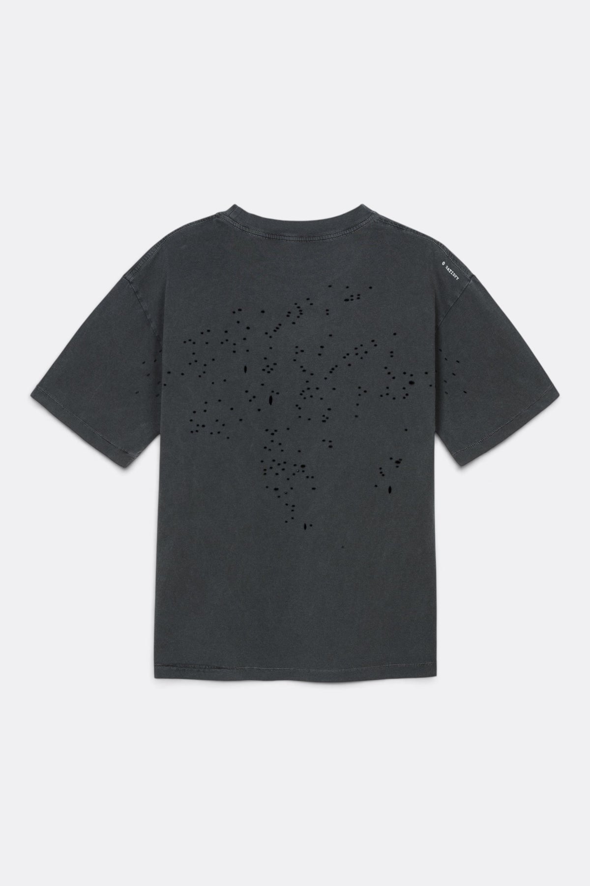 SATISFY MothTech T-Shirt Aged Black AirBrush Glitter | Edgar Bdx