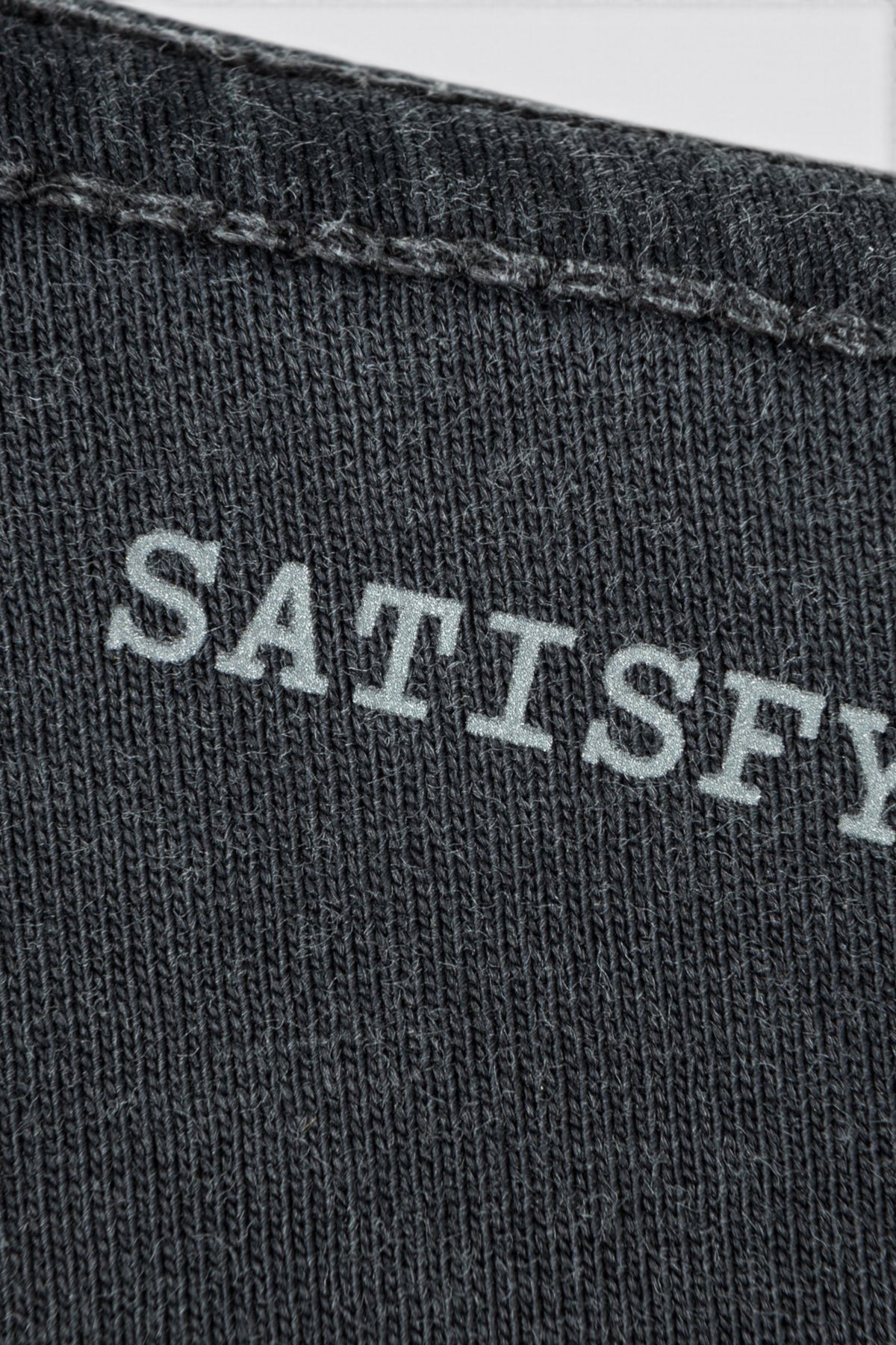 SATISFY MothTech T-Shirt Aged Black AirBrush Glitter | Edgar Bdx