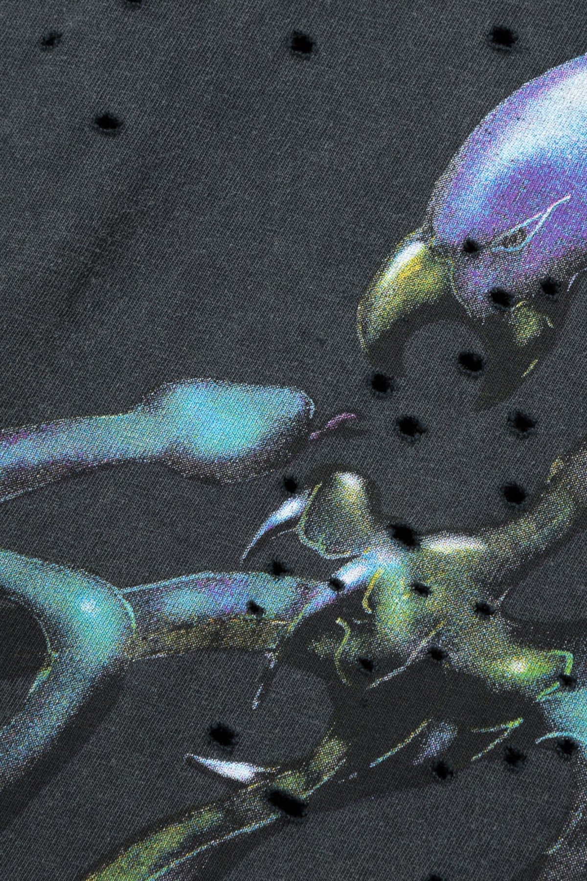 SATISFY MothTech T-Shirt Aged Black Eagle Snake | Edgar Bdx