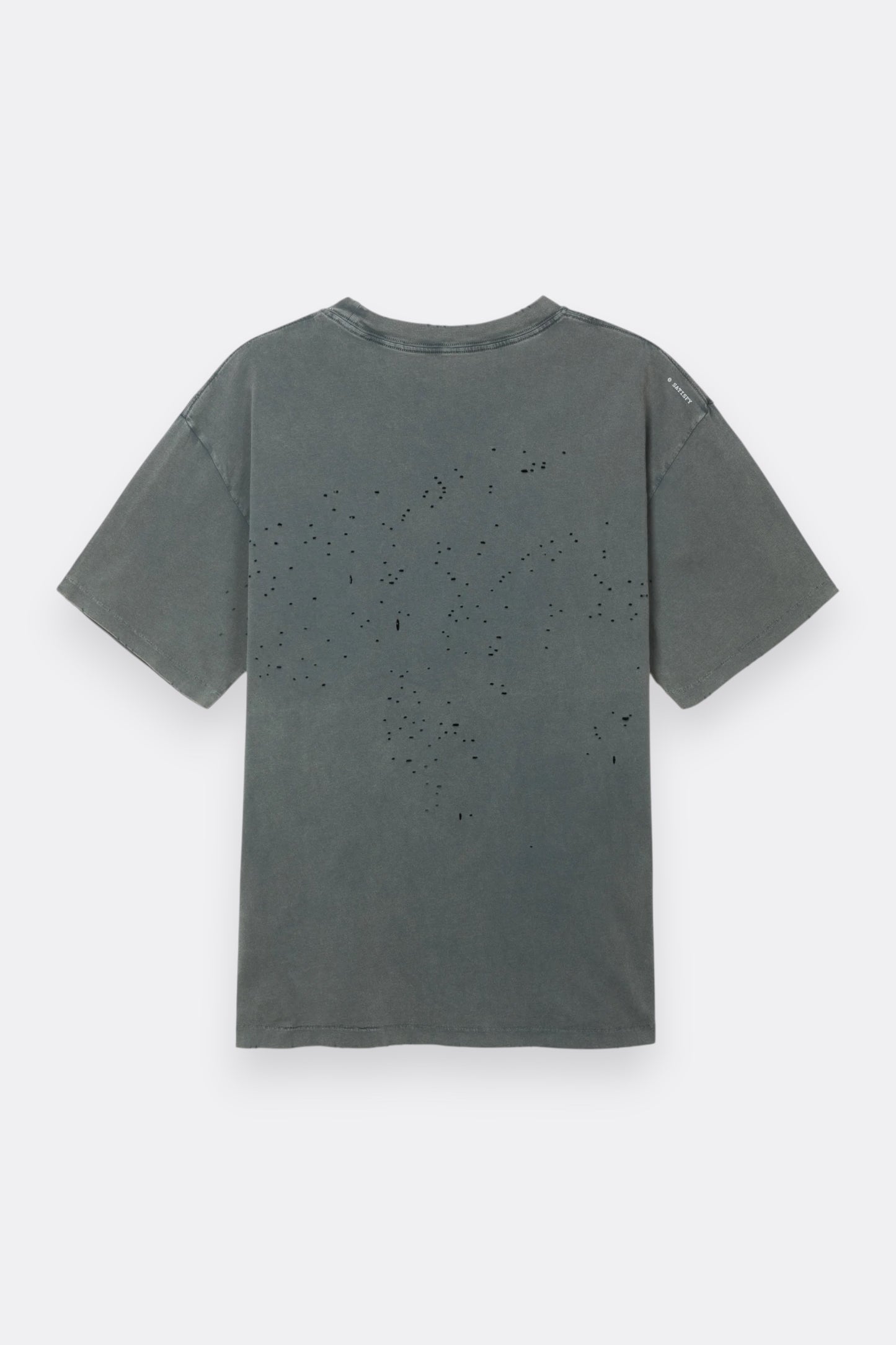 SATISFY MothTech™ T-Shirt Faded Black | T-Shirt Running Coton Bio | Edgar Bdx