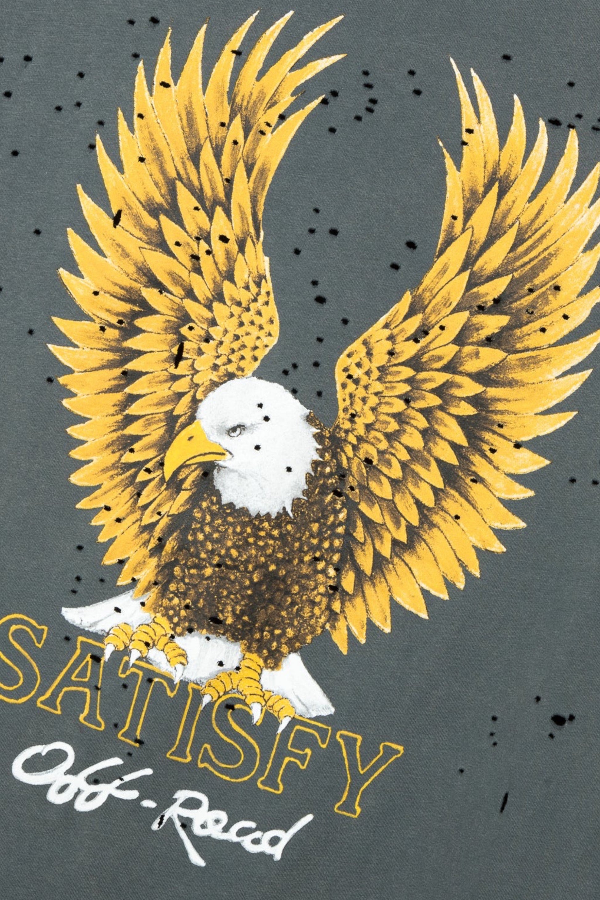 SATISFY MothTech™ T-Shirt Faded Black | T-Shirt Running Coton Bio | Edgar Bdx