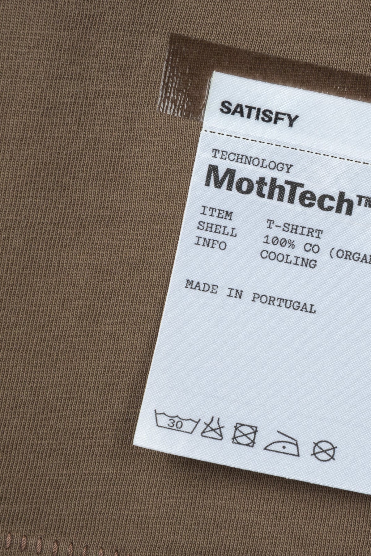 SATISFY MothTech T-Shirt Sun Bleached Rain Drum Wave | Edgar Bdx