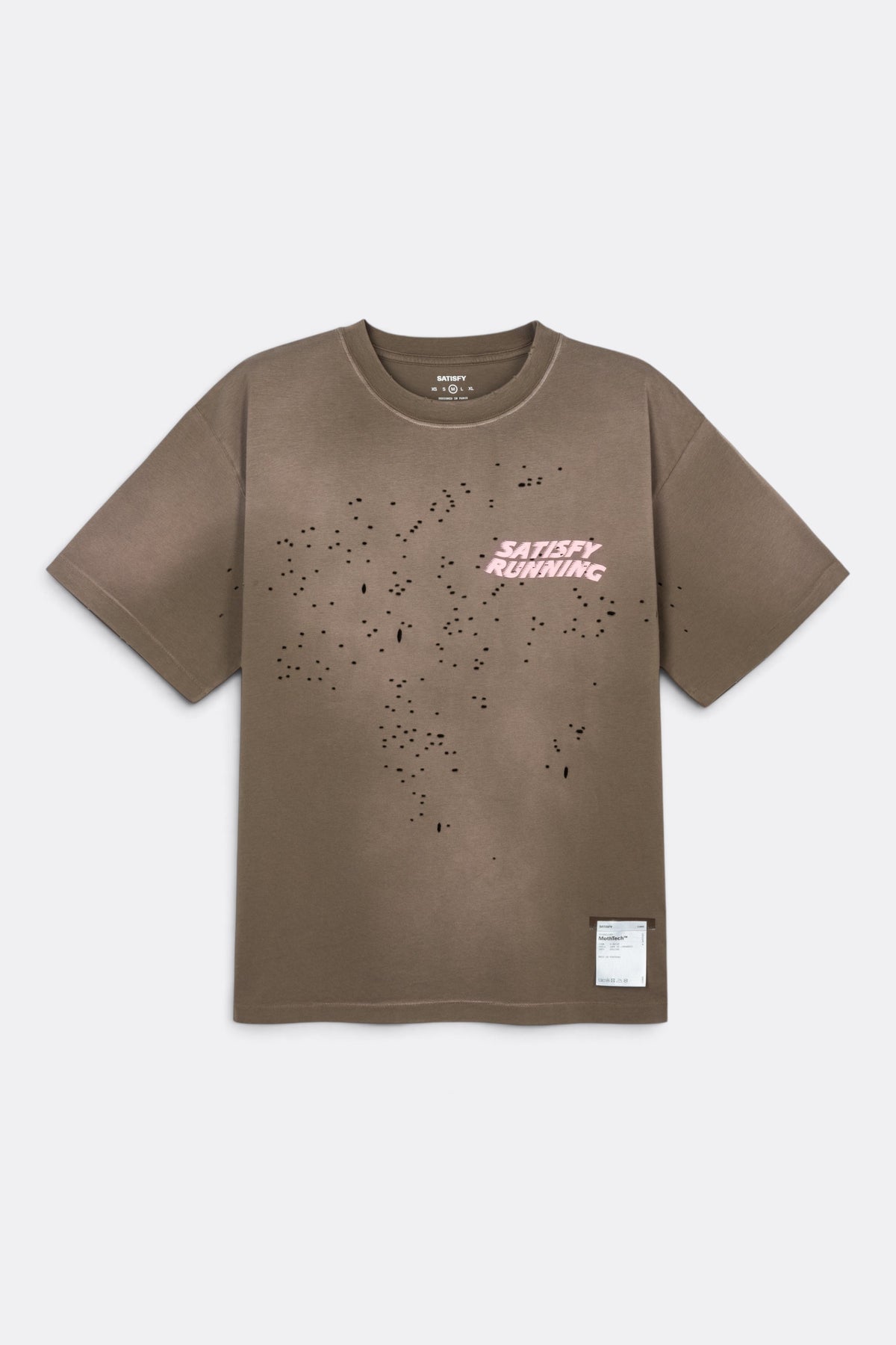 SATISFY MothTech T-Shirt Sun Bleached Rain Drum Wave | Edgar Bdx