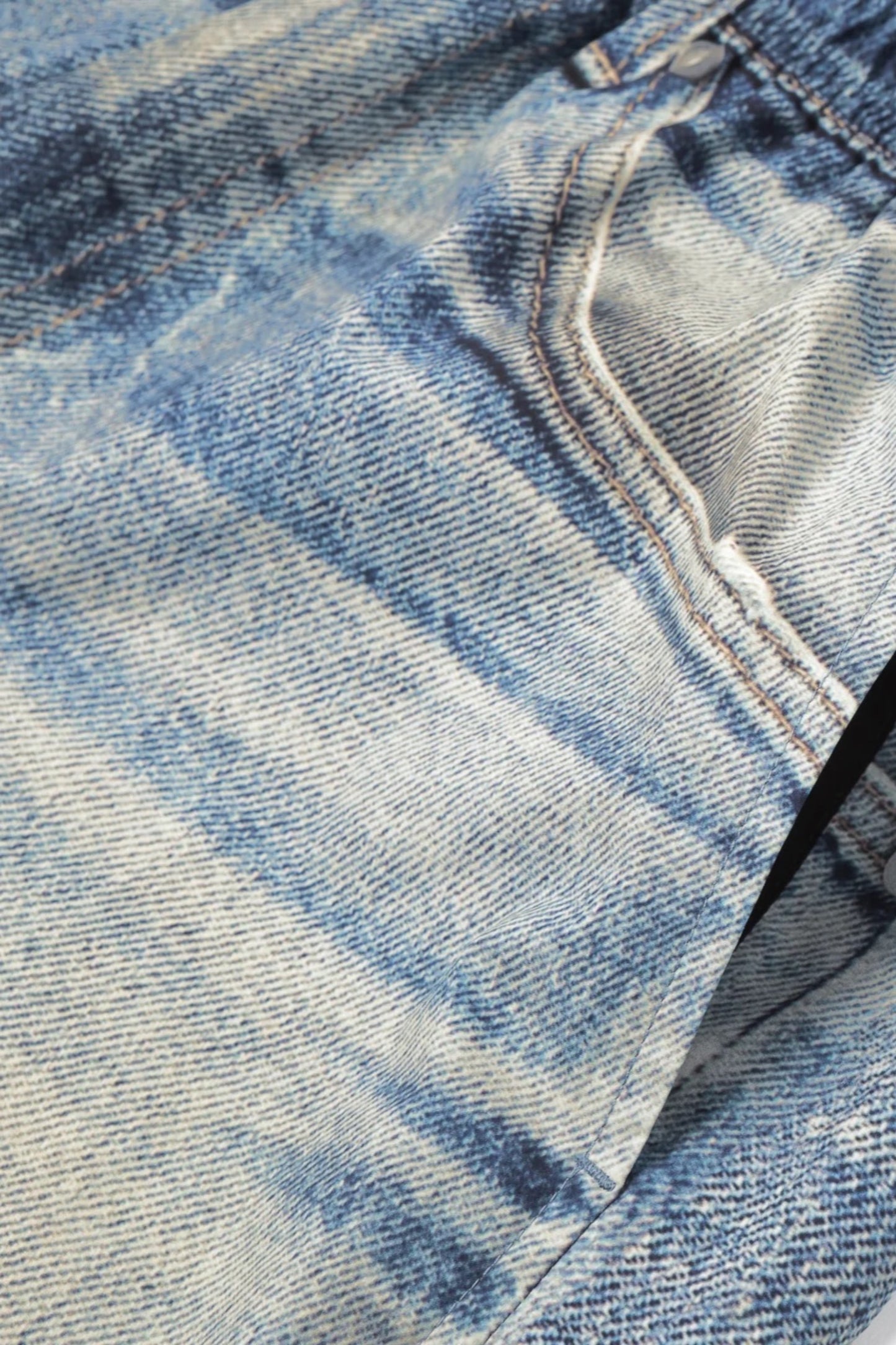 SATISFY PeaceShell 5" Unlined Shorts Digital Denim | Short Running Technique