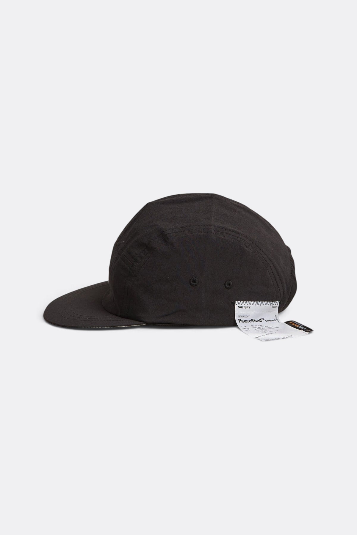 SATISFY Peaceshell Cordura Trail Cap Black | Edgar Bdx