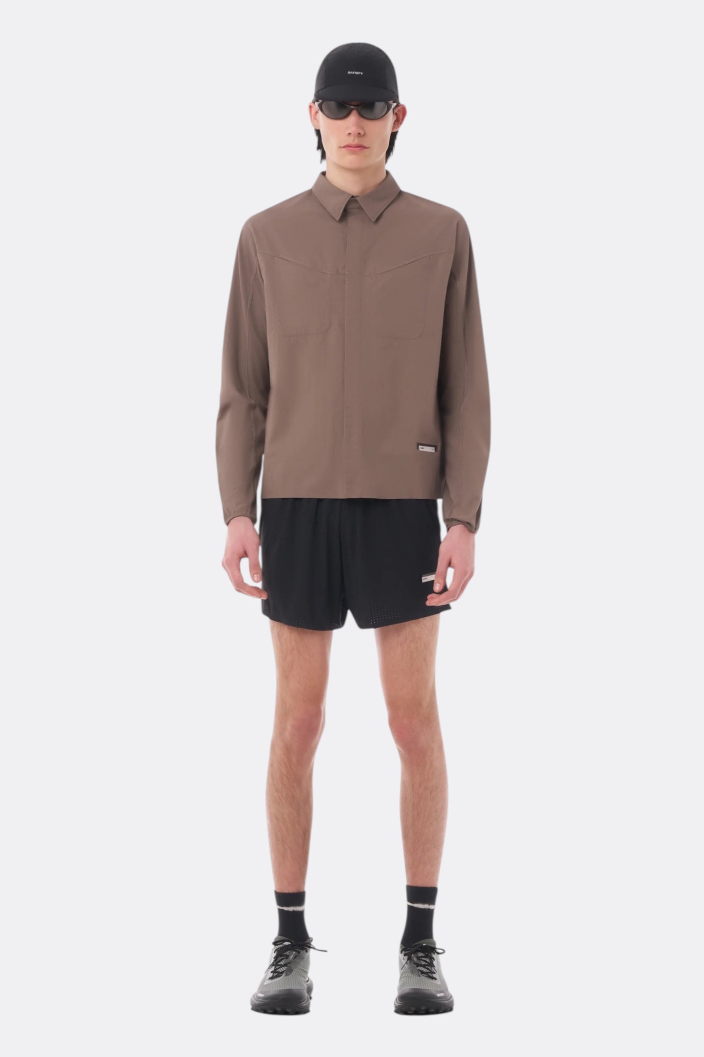 SATISFY PeaceShell River Shirt Falcon | Chemise Trail Running Technique