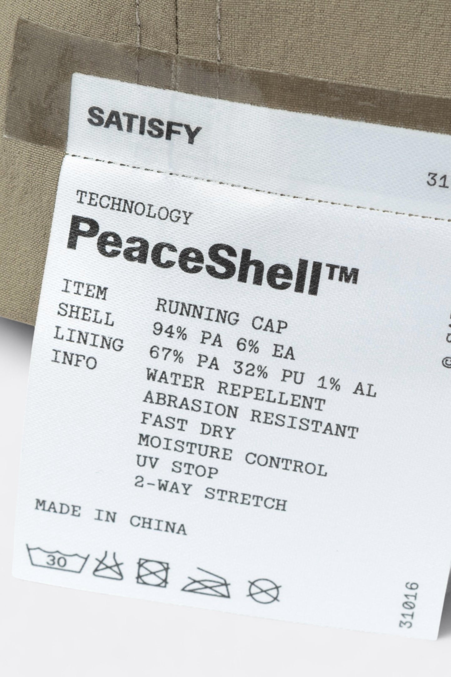 Satisfy - PeaceShell™ Running Cap (Fossil)