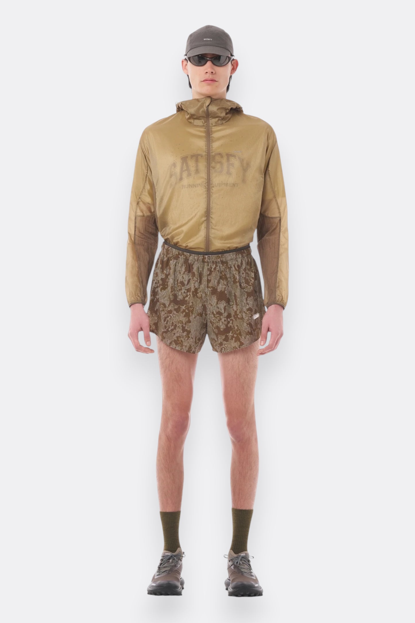 SATISFY Pertex® Diamond Fuse Windbreaker Falcon | Coupe-Vent Running Ultra-Léger | Edgar Bdx