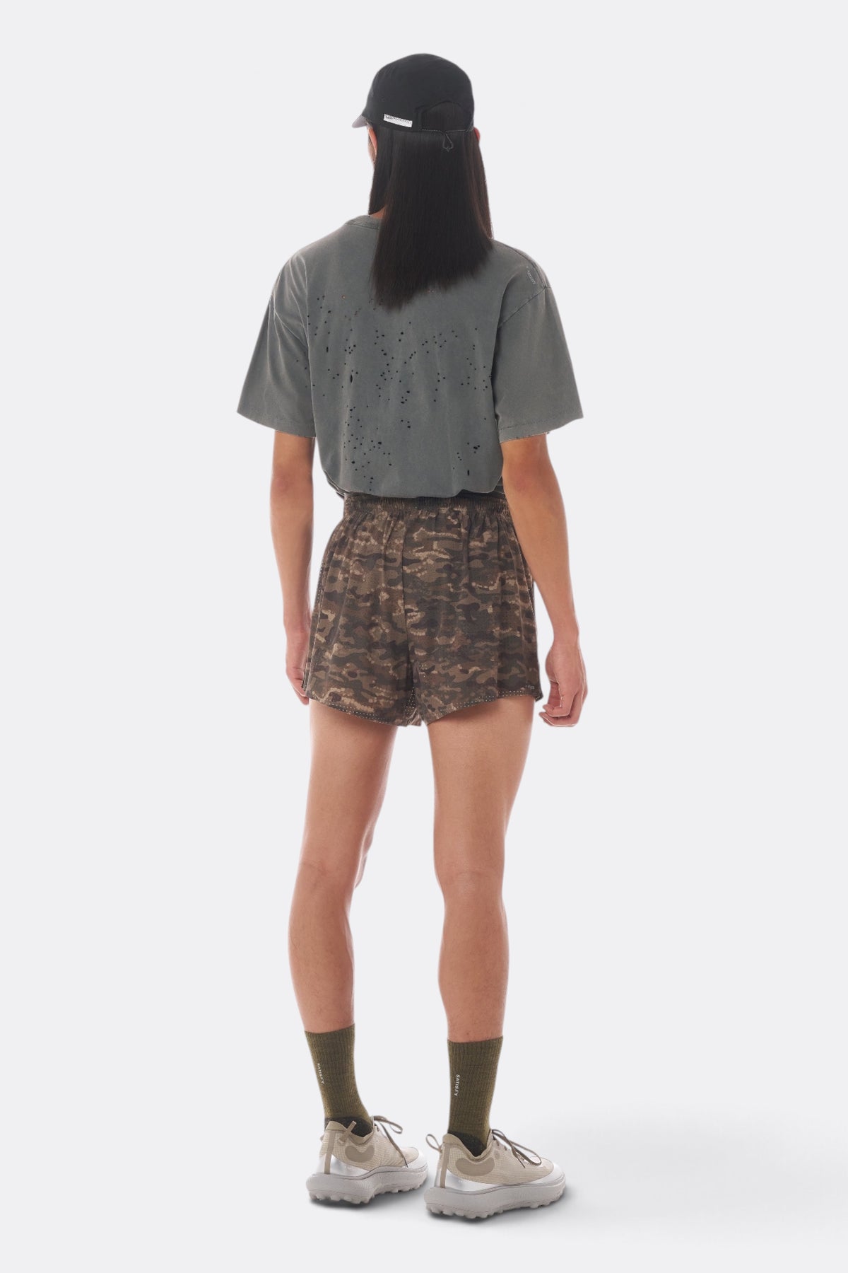 SATISFY Space-O 2.5 Shorts Overland Trek Camo | Edgar Bdx