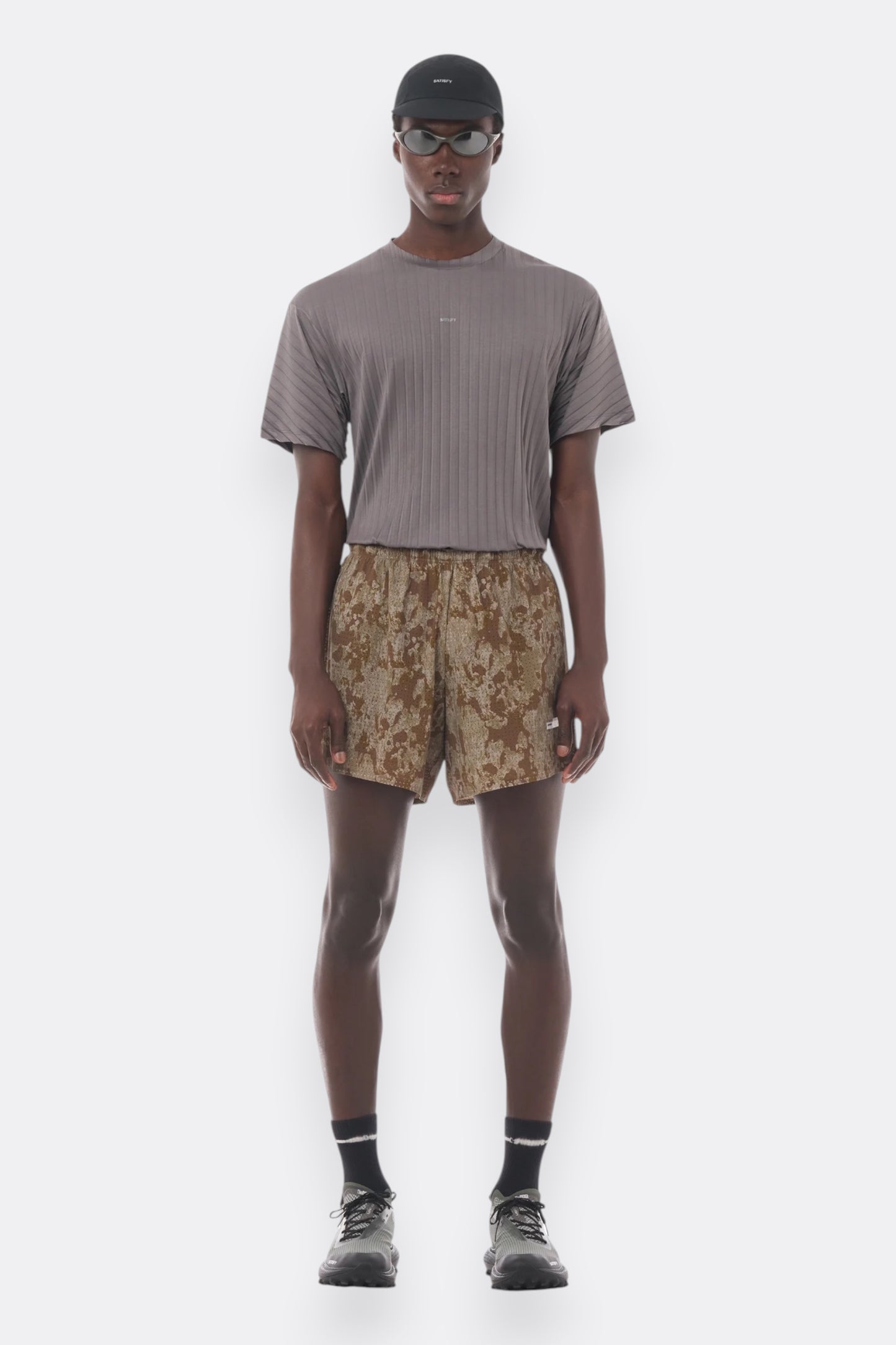 SATISFY Space-O™ 5" Shorts Camo | Short Running Micro Perforé | Edgar Bdx