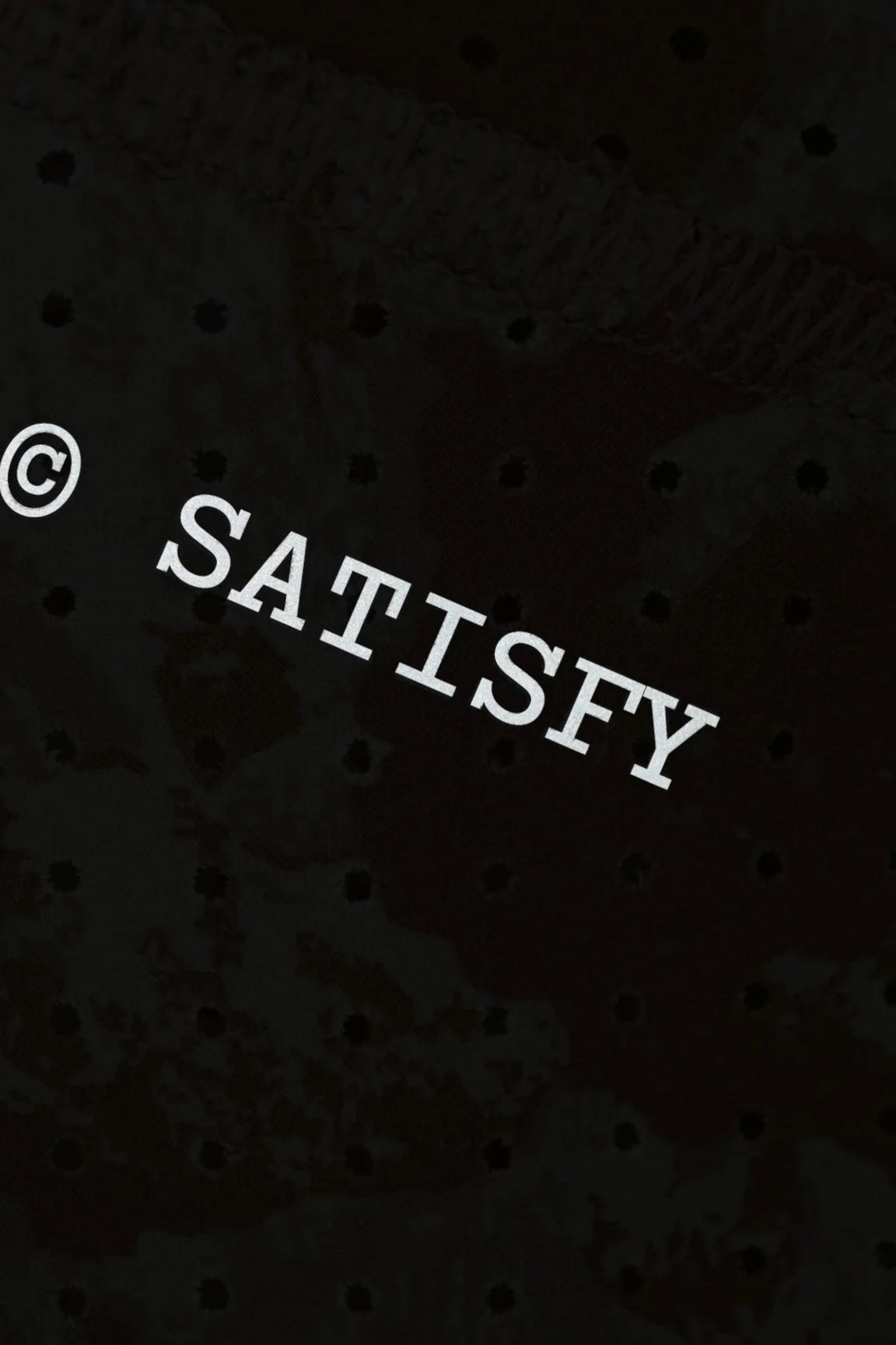 SATISFY Space-O T-Shirt Camo | T-Shirt Running Perforé Ultra-Léger