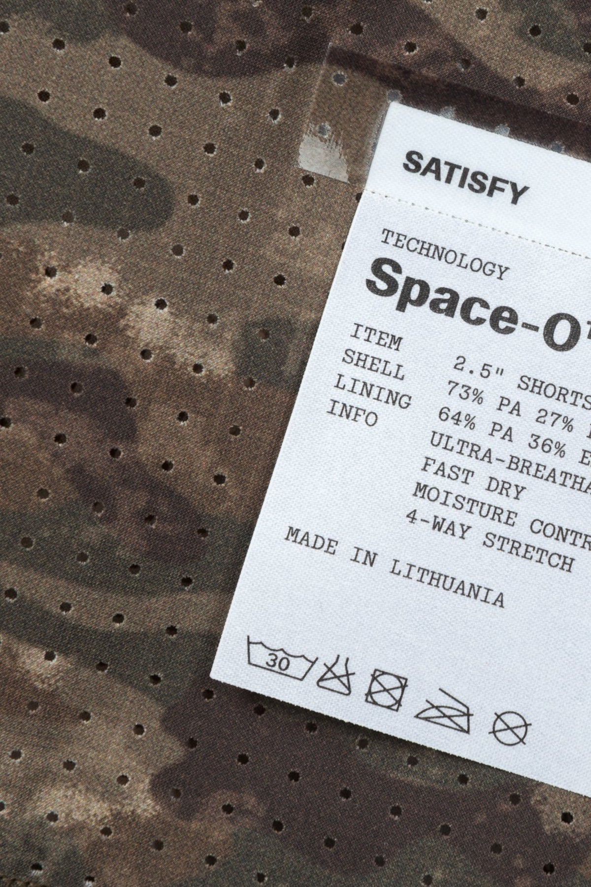 SATISFY Space-O T-Shirt Overland Trek Camo | Edgar Bdx