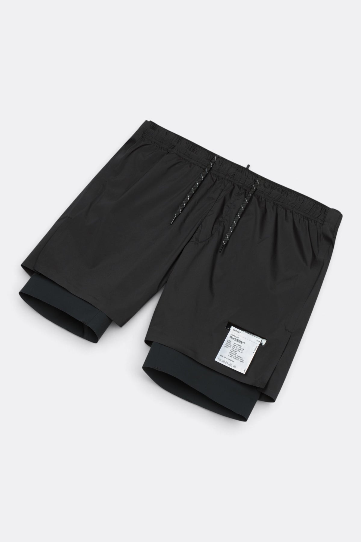 SATISFY TechSilk 8 Shorts Black | Edgar Bdx