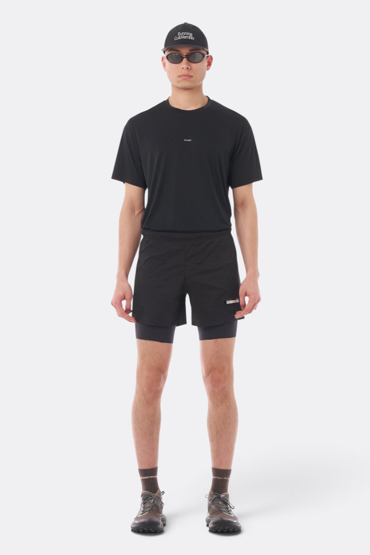 SATISFY TechSilk 8 Shorts Black | Edgar Bdx