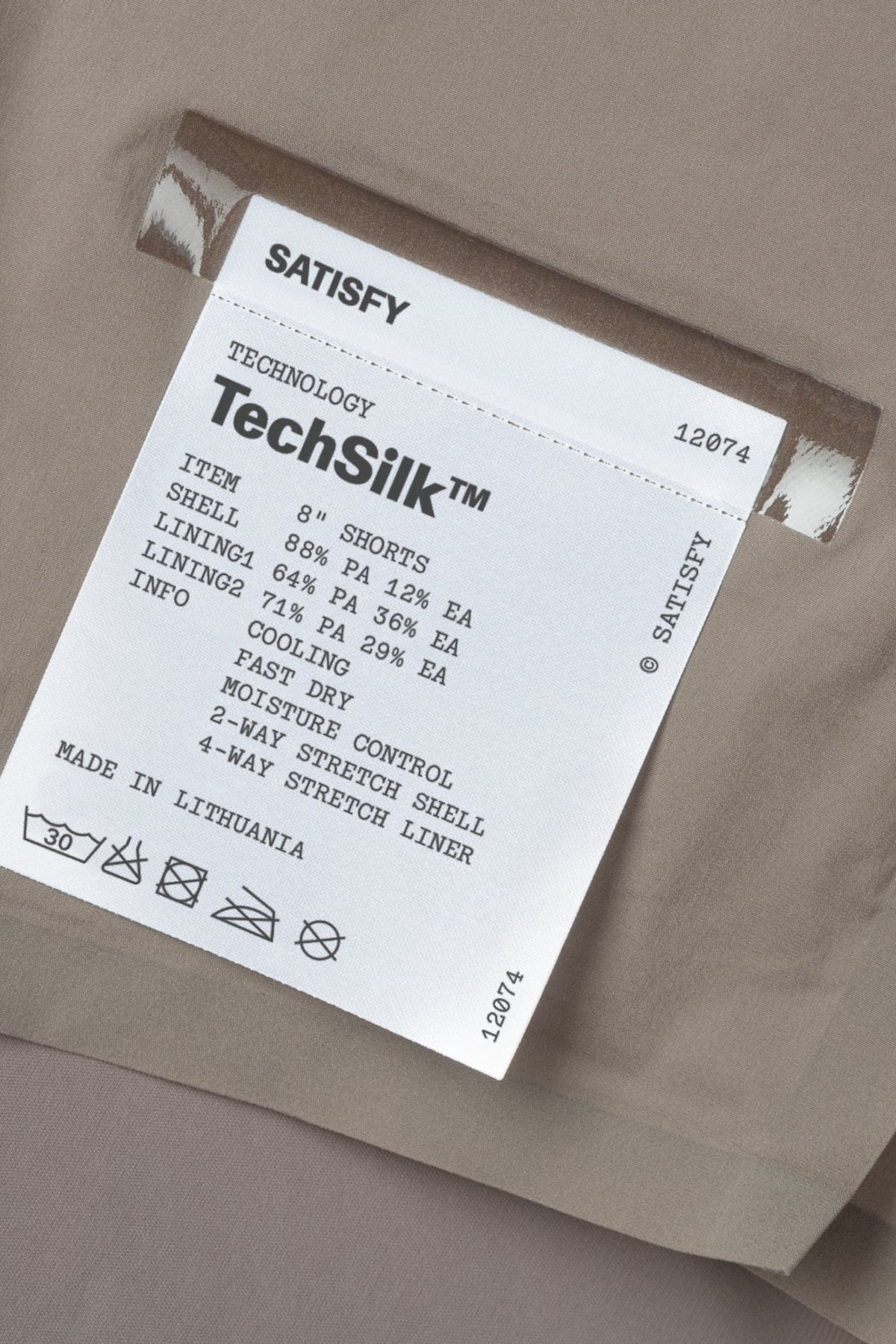 SATISFY TechSilk 8 Shorts Falcon | Edgar Bdx