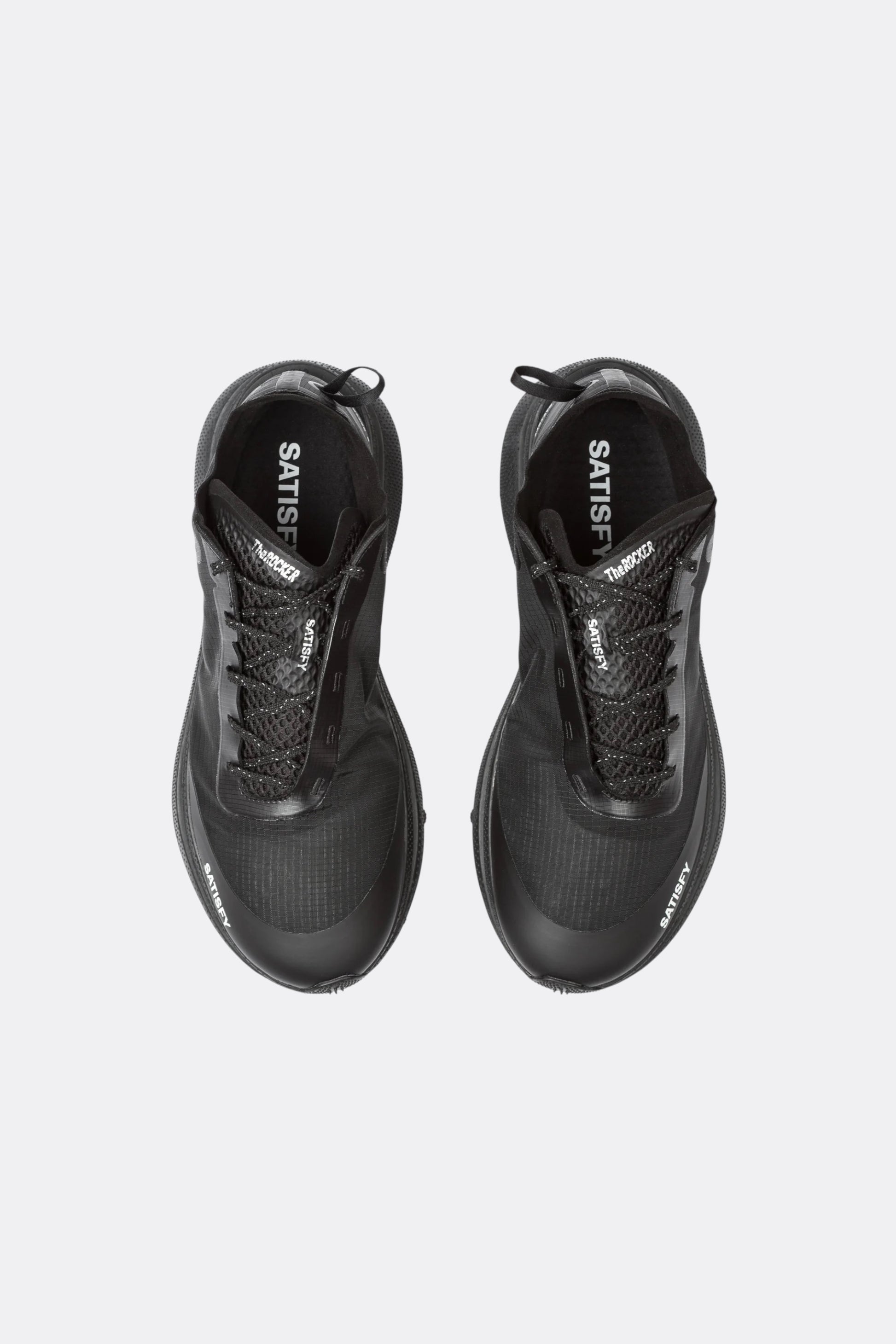 Satisfy TheRocker Jet Black | Chaussure Ultra-Running Vibram