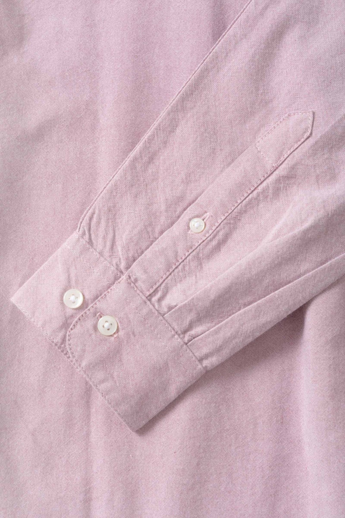 SERVICE WORKS Artichoke Oxford Shirt Red | Chemise bio | Edgar Bdx