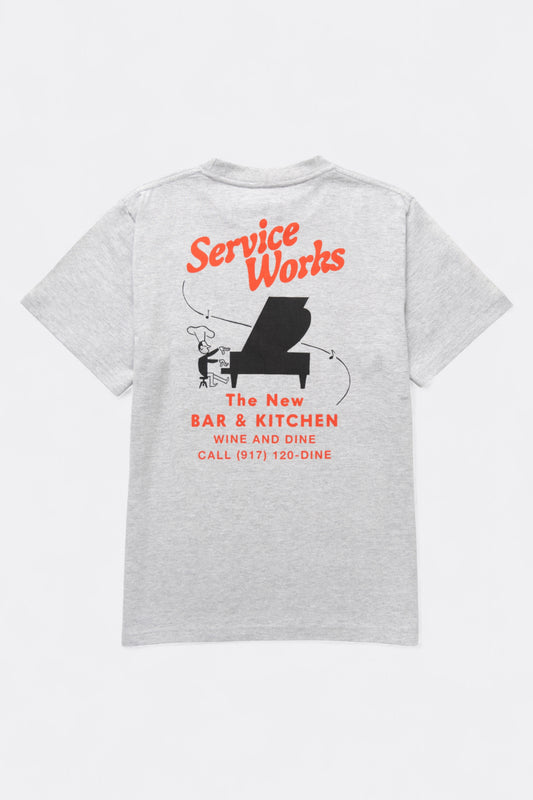 Service Works - Bar+Kitchen Tee (Heather Grey)