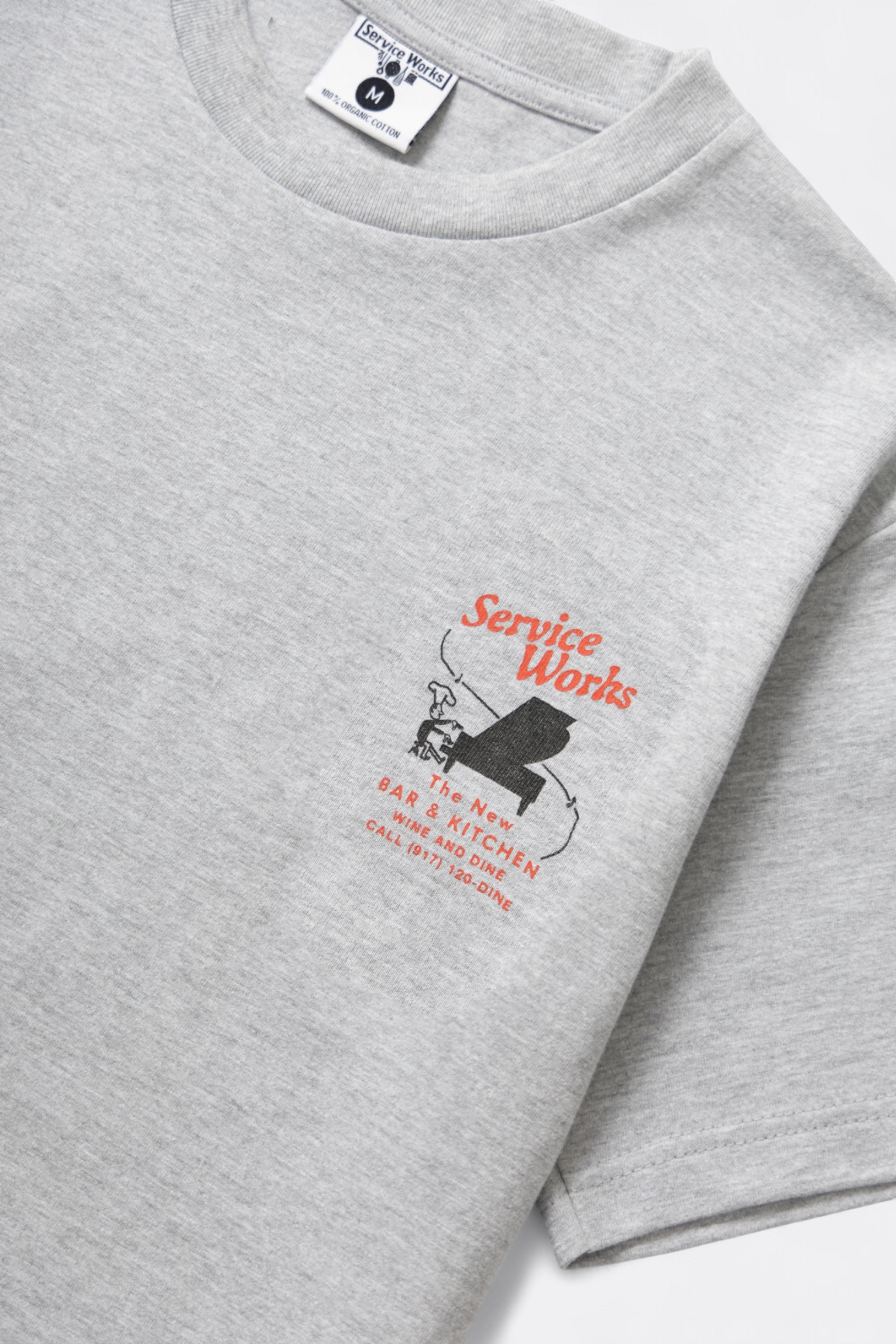 Service Works - Bar+Kitchen Tee (Heather Grey)