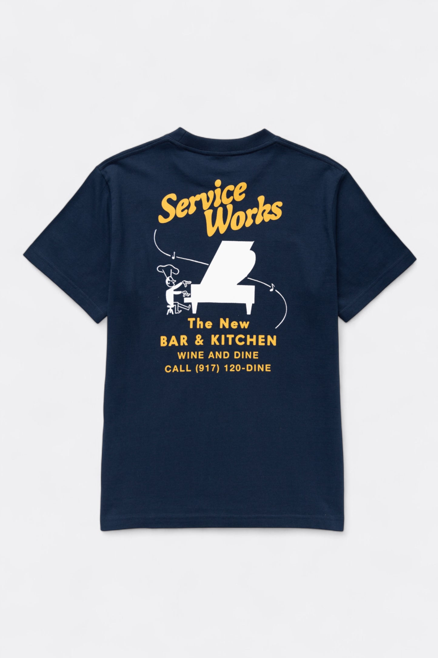 Service Works - Bar+Kitchen Tee (Navy)