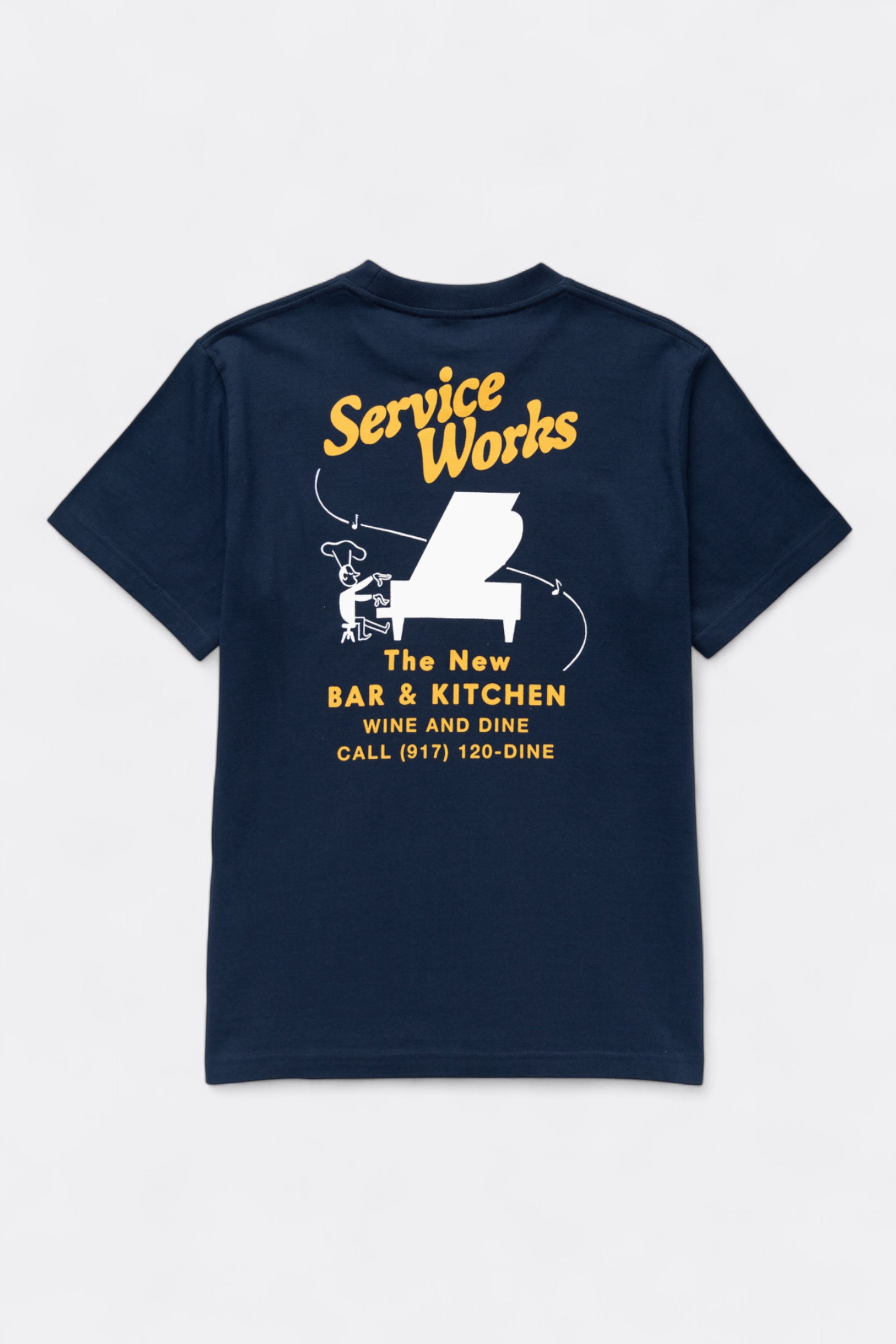 Service Works - Bar+Kitchen Tee (Navy)