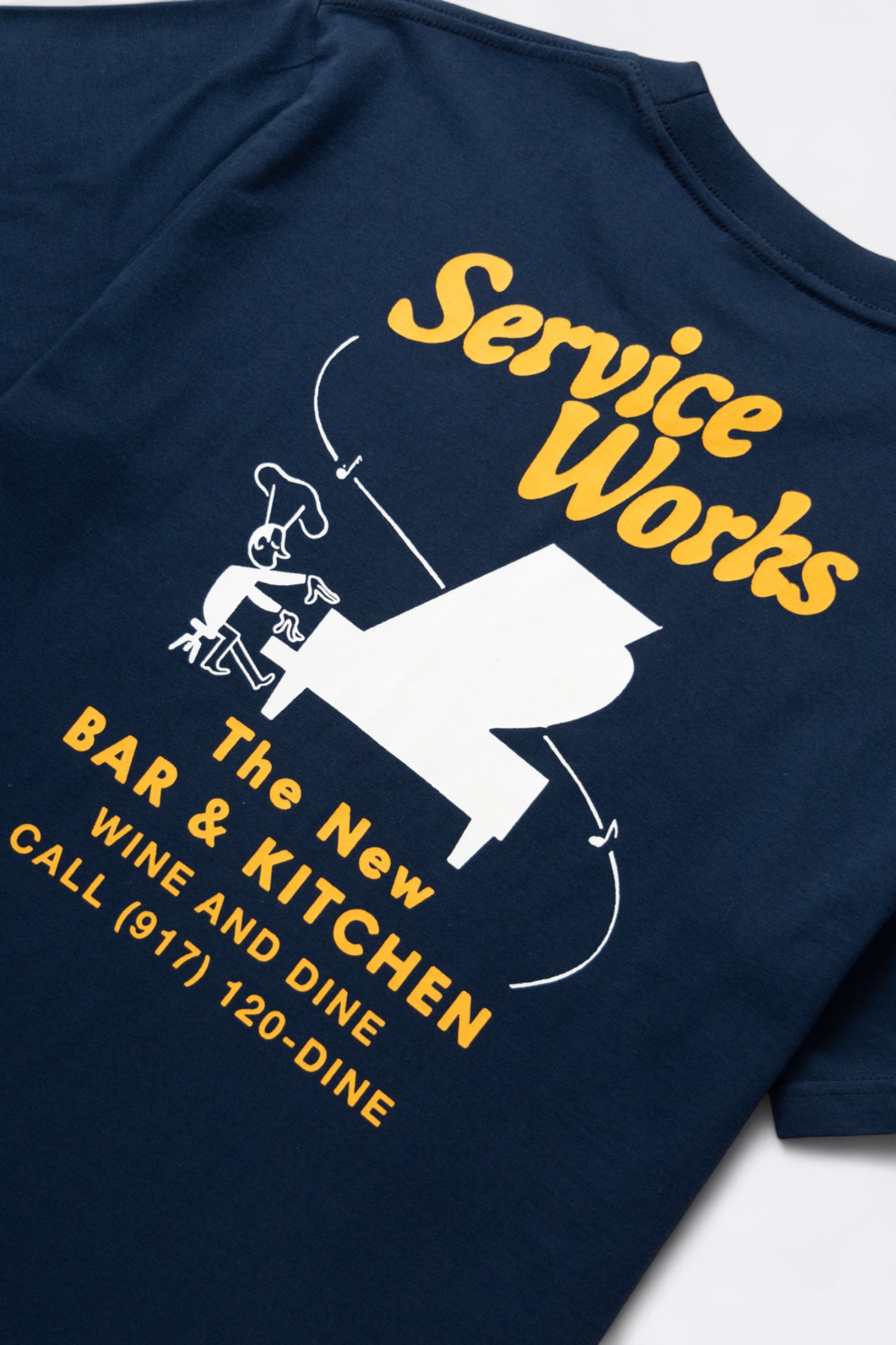 Service Works - Bar+Kitchen Tee (Navy)