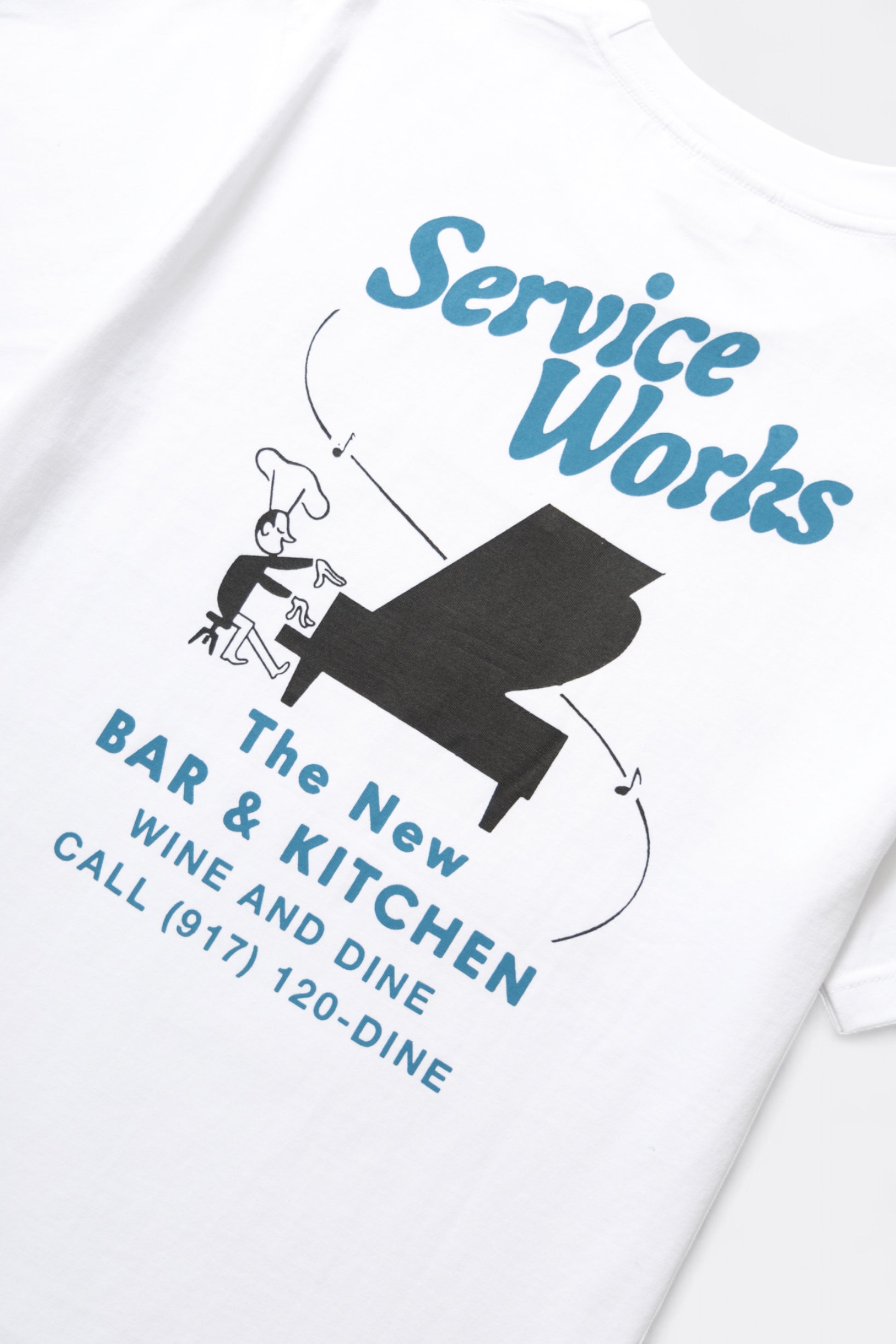 Service Works - Bar+Kitchen Tee (White)
