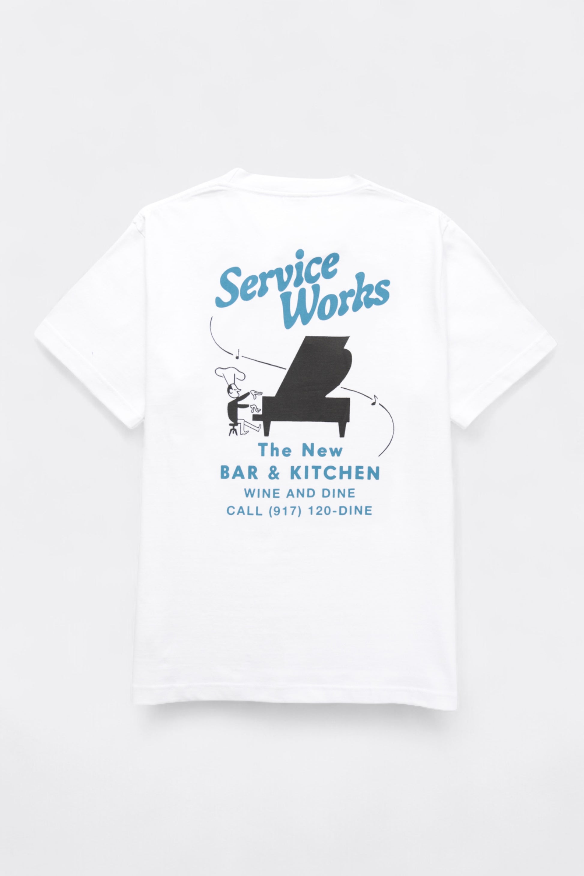 Service Works - Bar+Kitchen Tee (White)