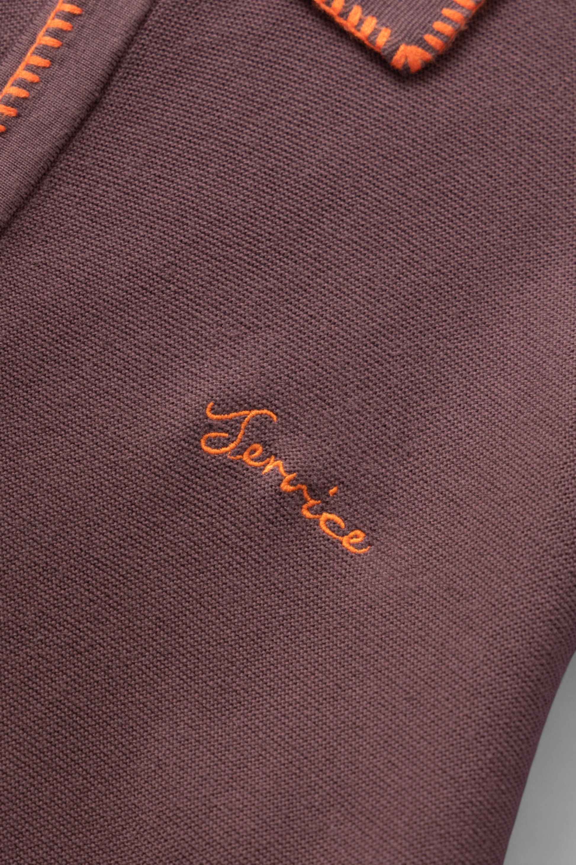 Service Works - Blanket Stitch Cardigan (Brown)