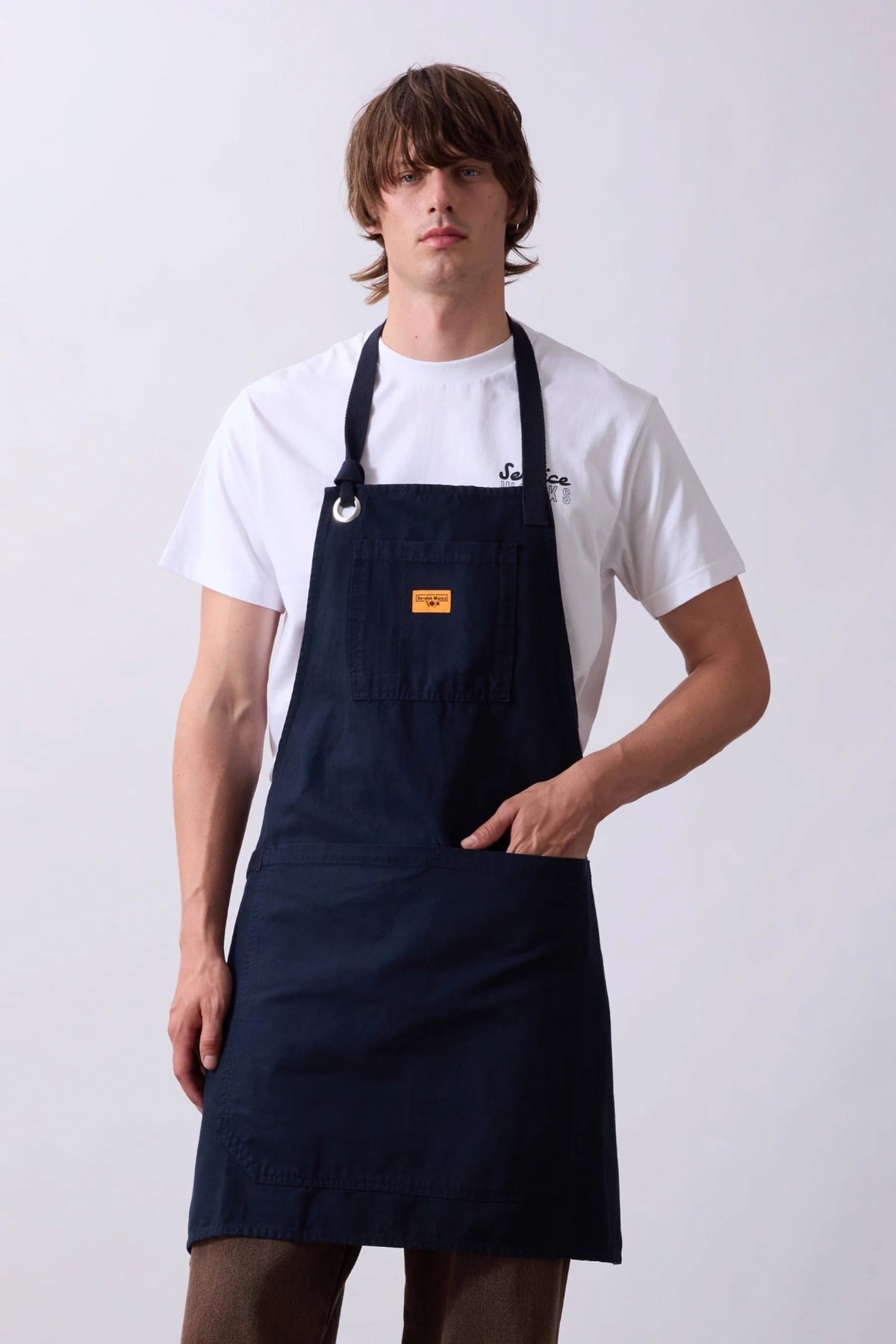 SERVICE WORKS Canvas Apron Dark Navy | Tablier coton | Edgar Bdx