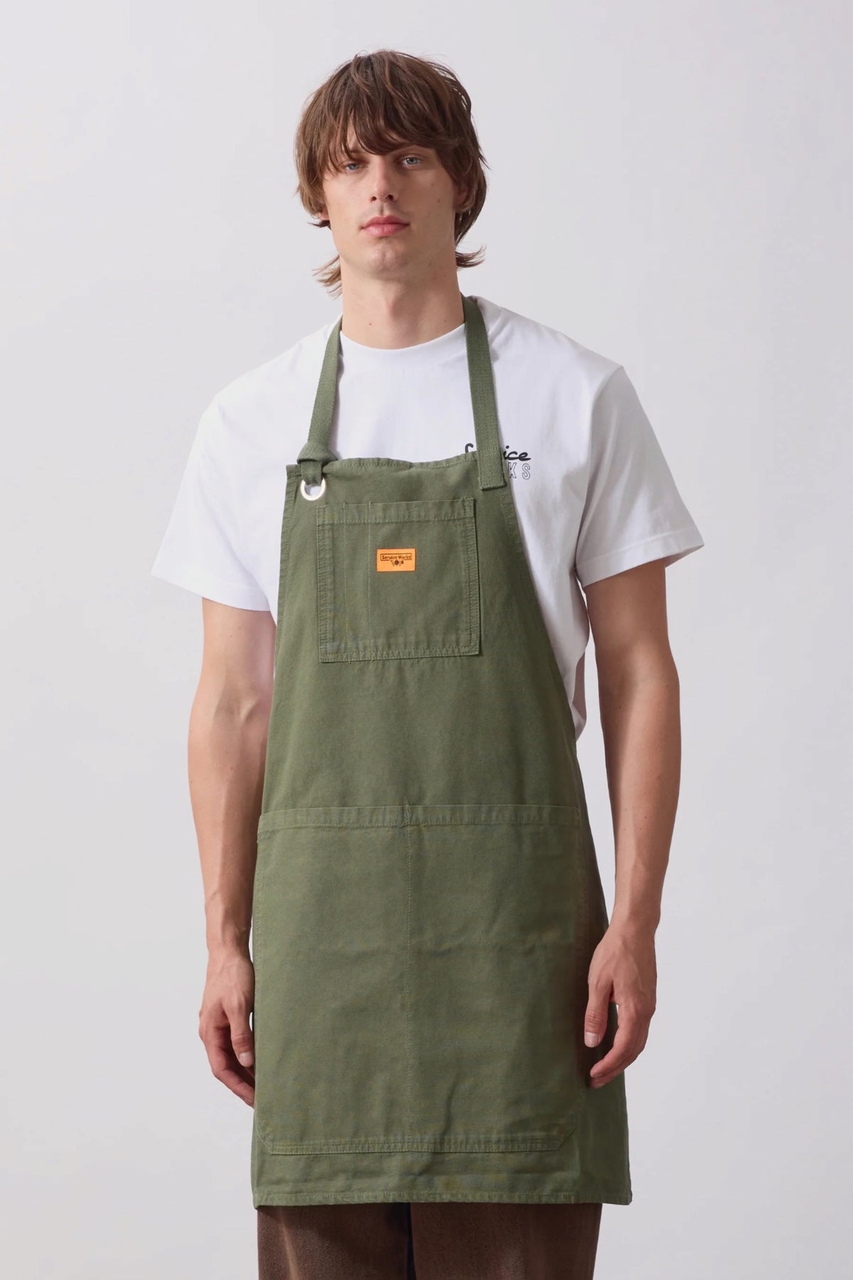 SERVICE WORKS Canvas Apron Olive | Tablier coton | Edgar Bdx