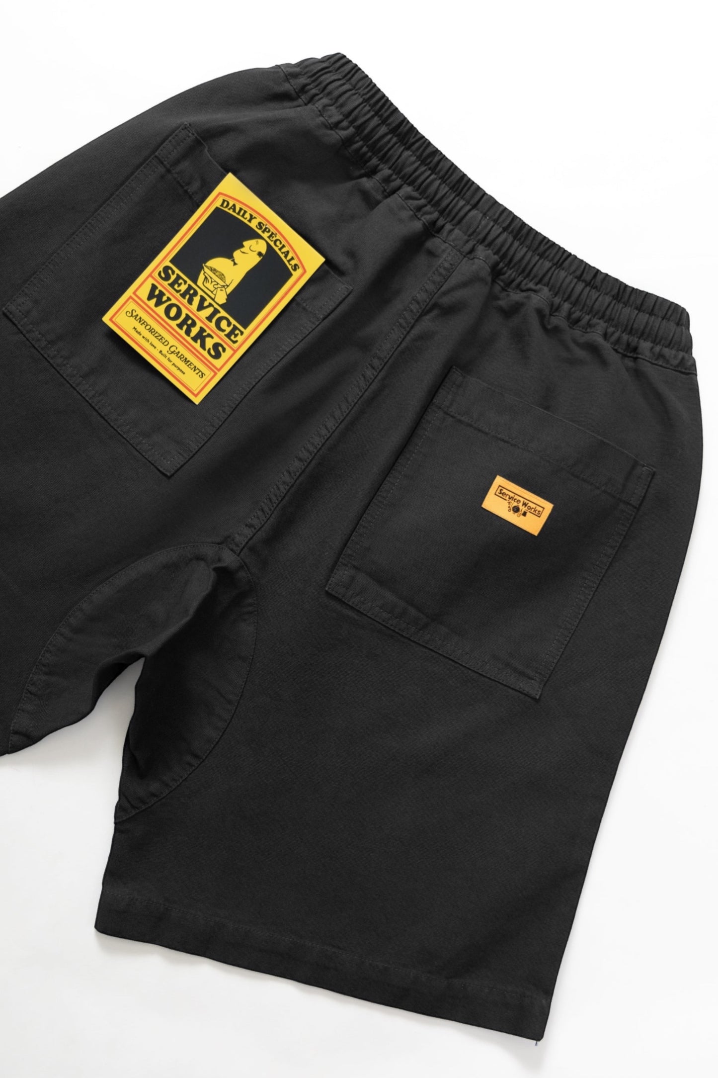 Short de Chef Classic Noir - SERVICE WORKS - Edgar Bdx