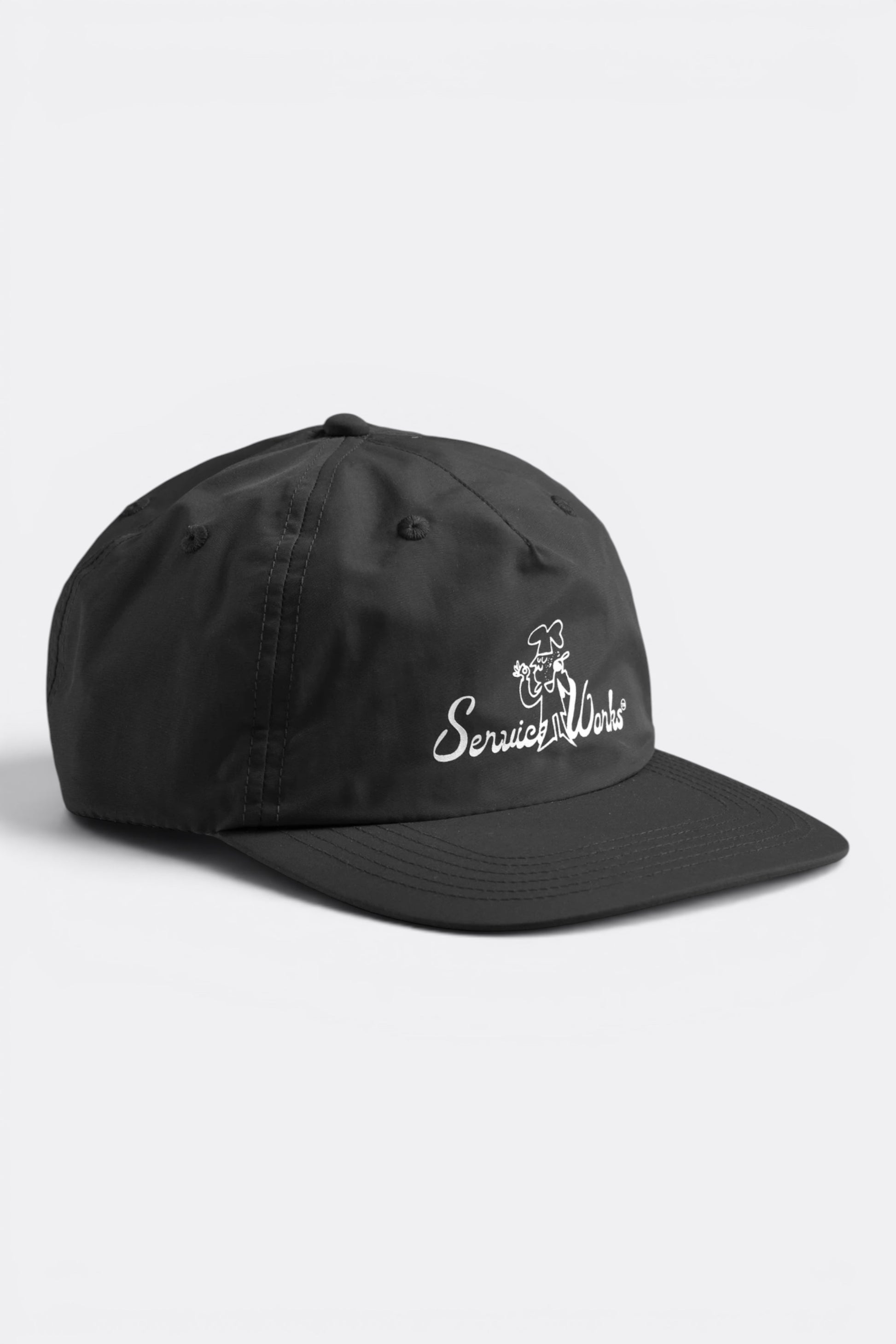 Service Works Chefs Kiss Cap Black | Casquette Nylon Profil Bas | Edgar Bdx