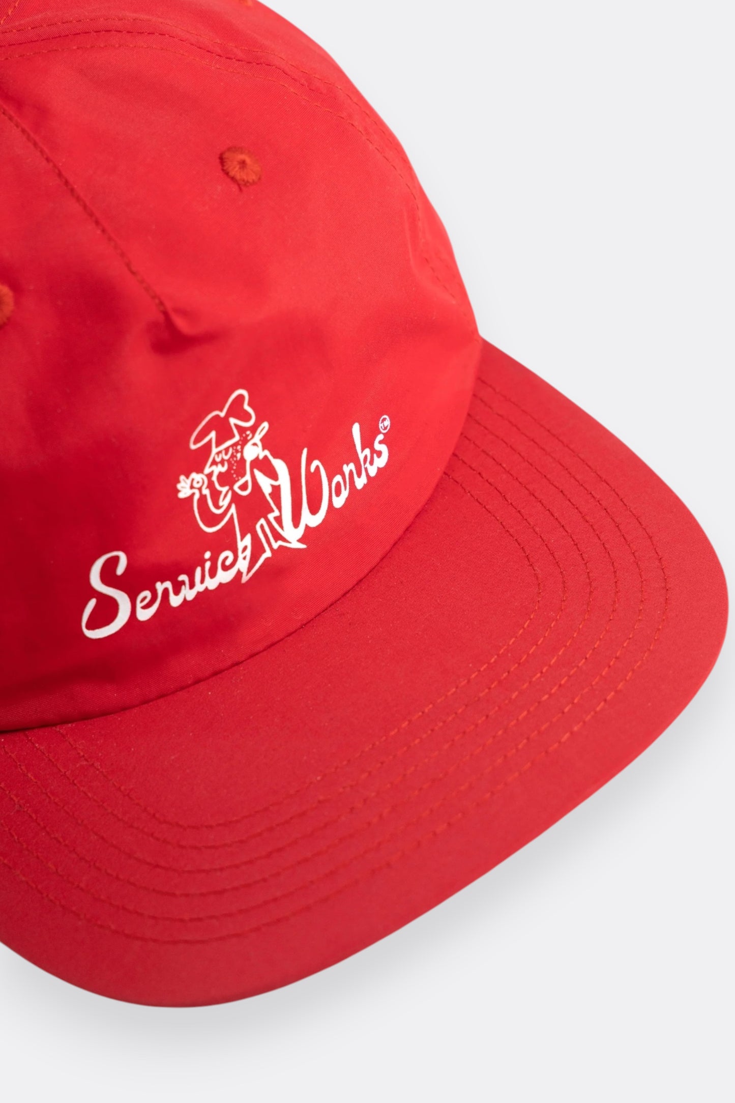 Service Works Chefs Kiss Cap Red | Casquette Nylon Profil Bas | Edgar Bdx