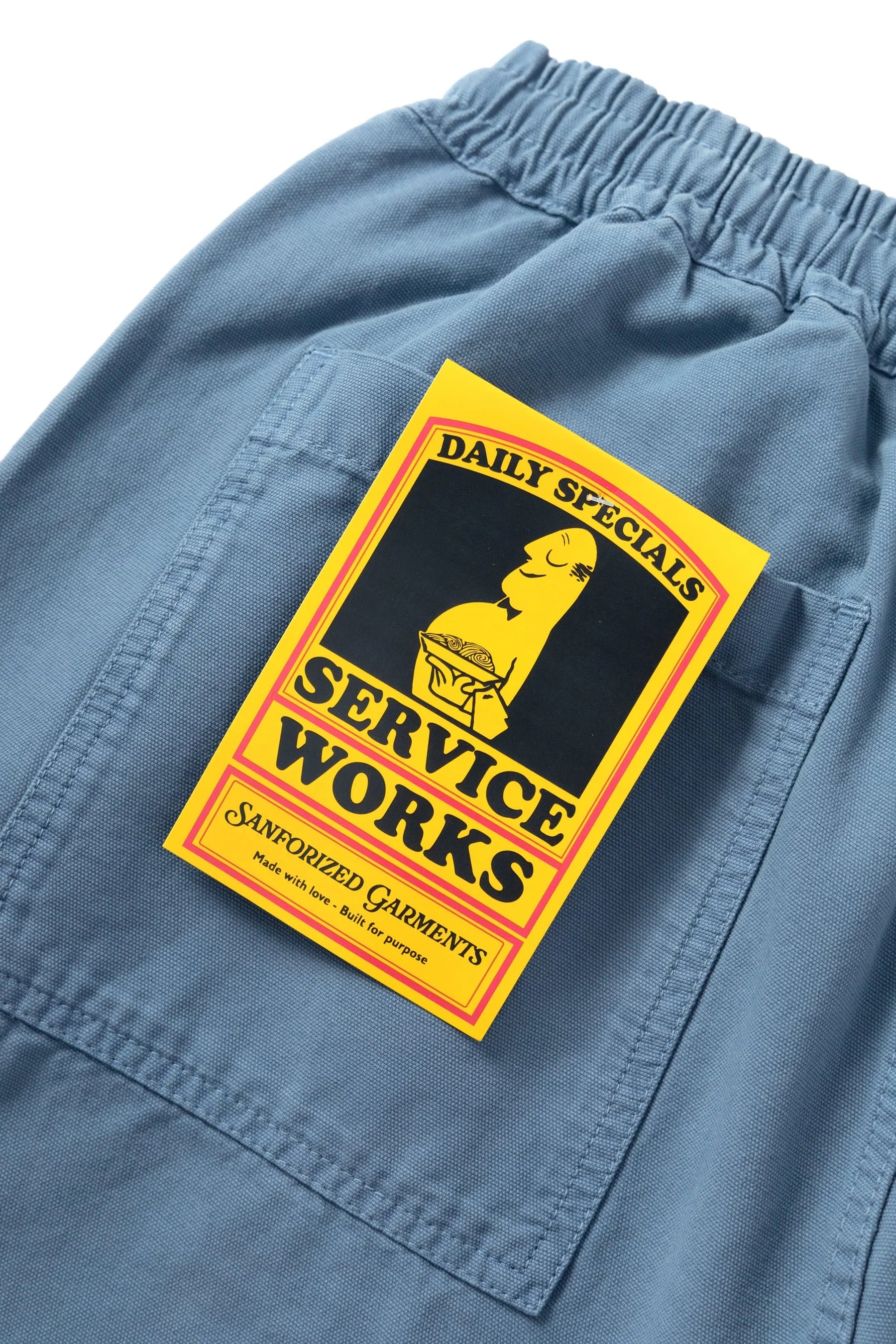 Service Works - Classic Canvas Chef Pants (Work Blue)