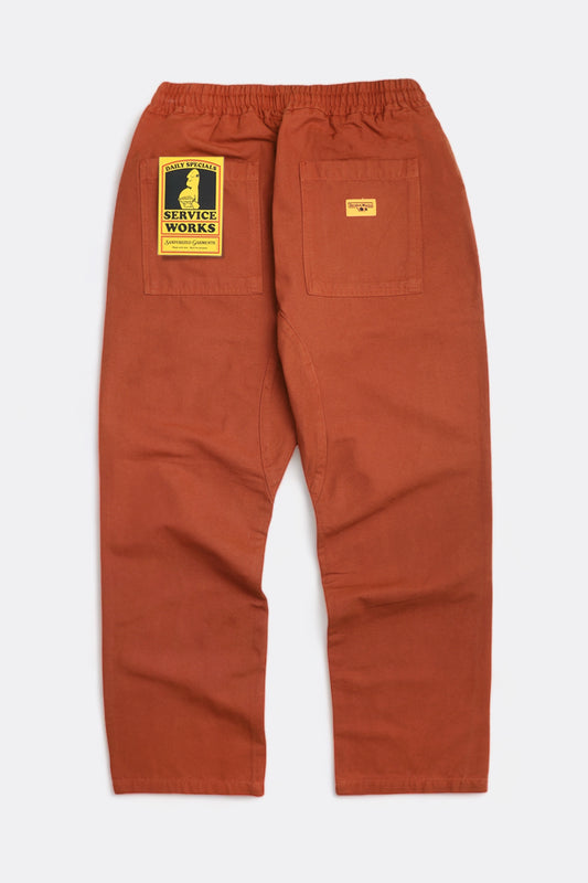 Service Works - Classic Chef Pants (Terracotta)