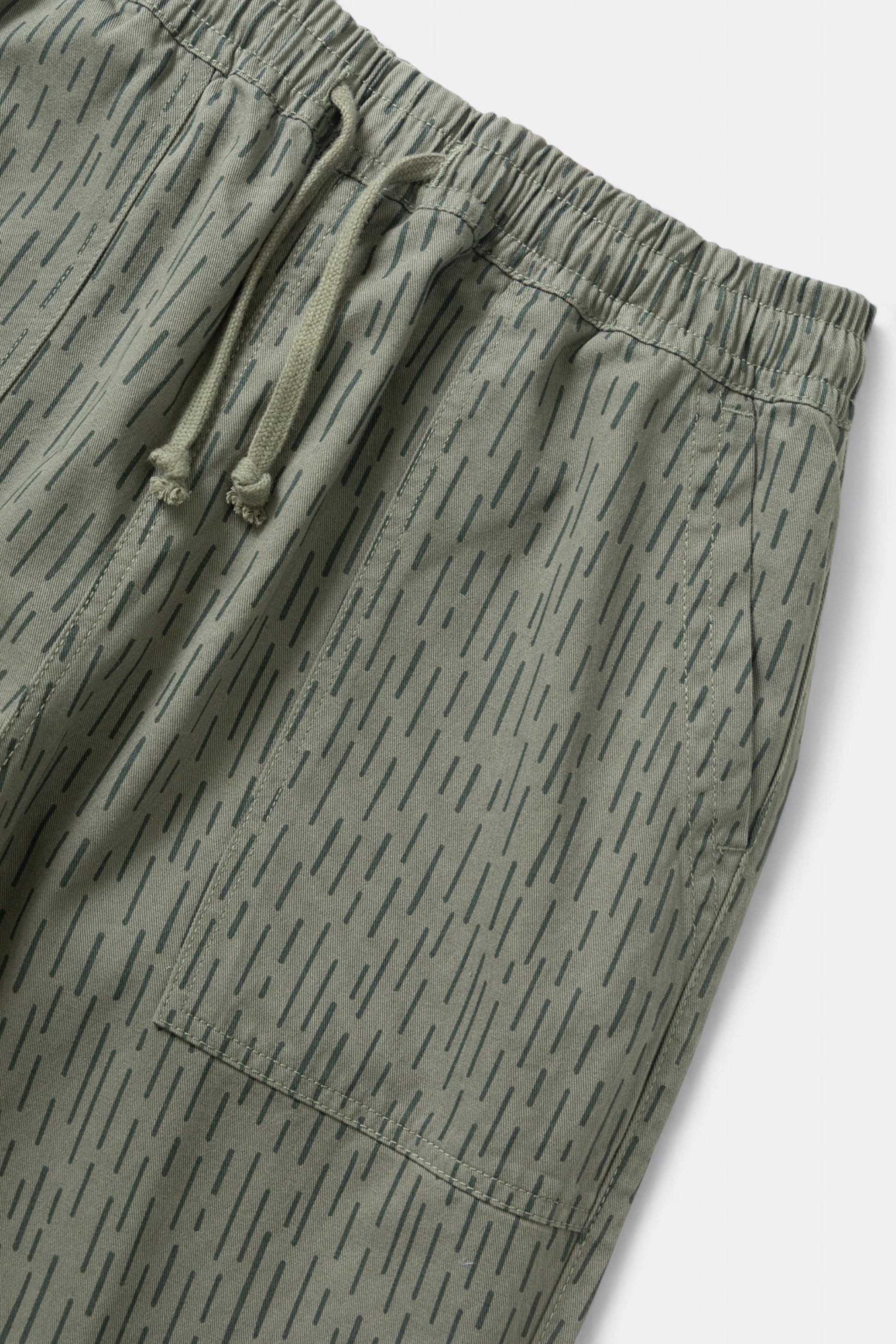 Service Works - Classic Patterned Chef Pants (Raindrop Green)