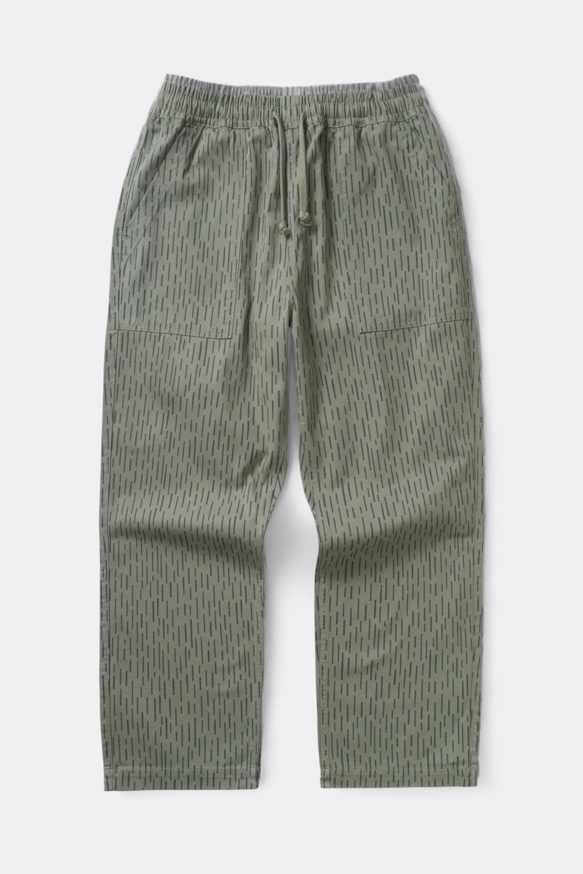 Service Works - Classic Patterned Chef Pants (Raindrop Green)