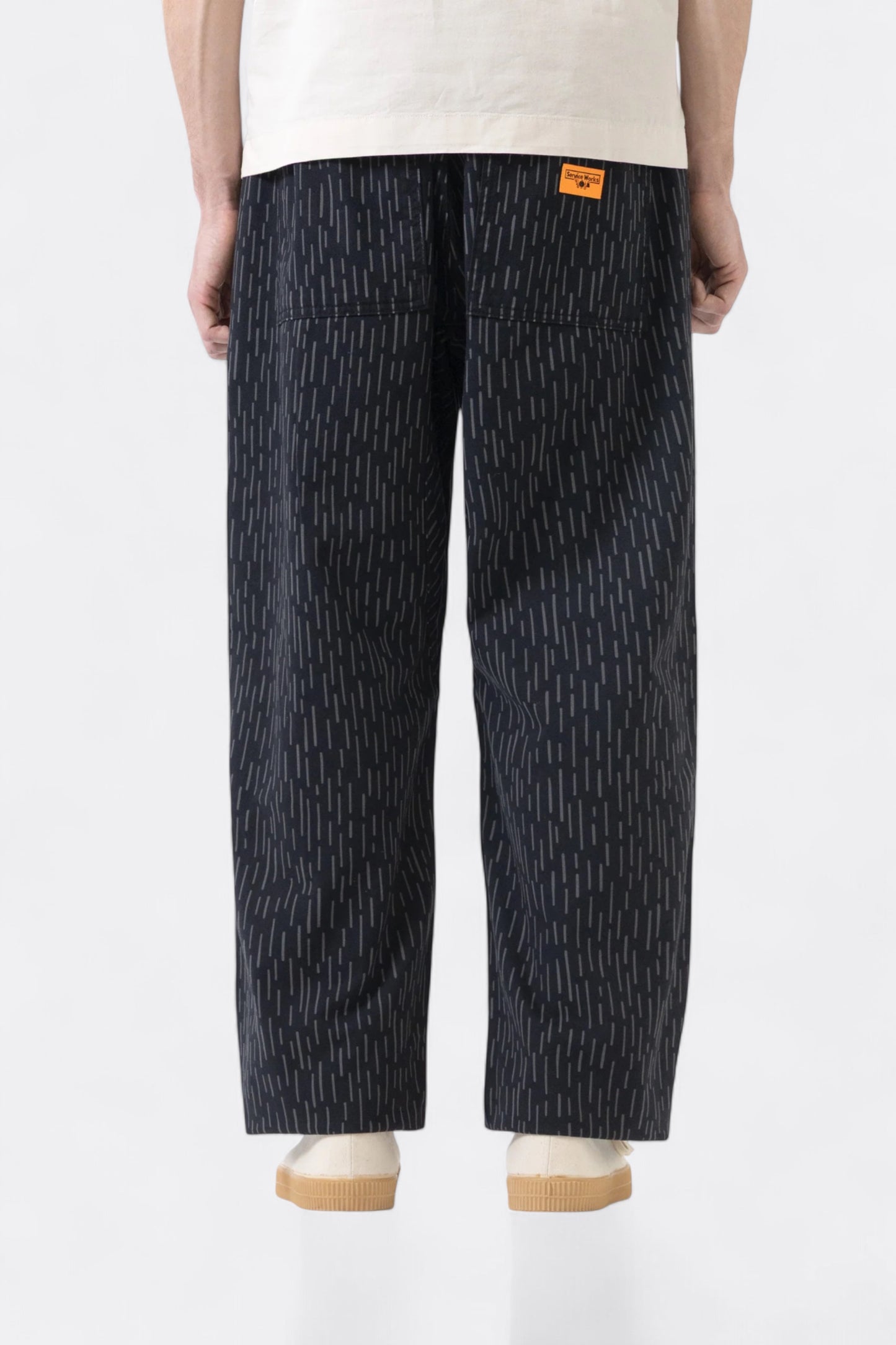 Service Works - Classic Patterned Chef Pants (Raindrop Mono)