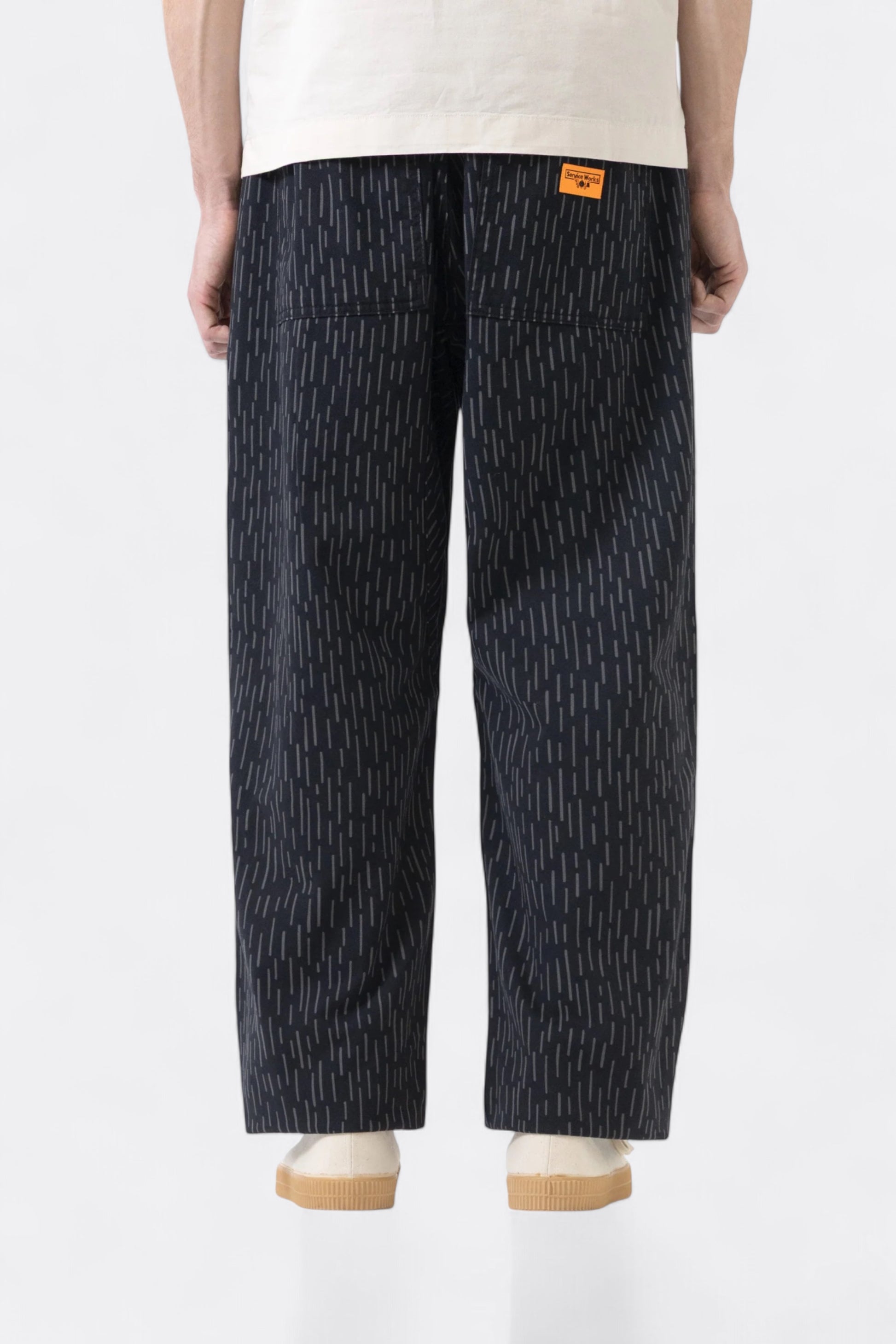 Service Works - Classic Patterned Chef Pants (Raindrop Mono)
