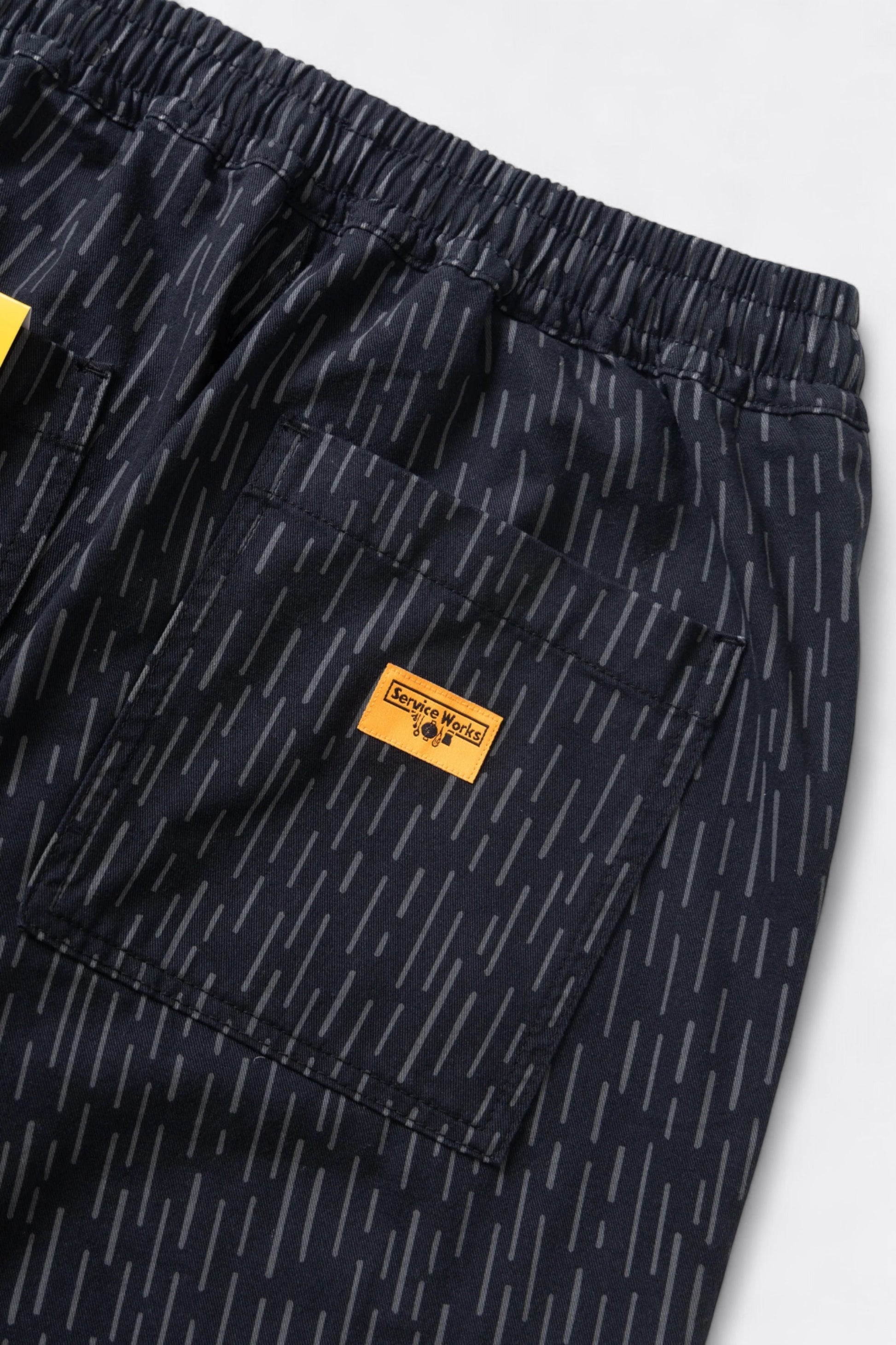 Service Works - Classic Patterned Chef Pants (Raindrop Mono)