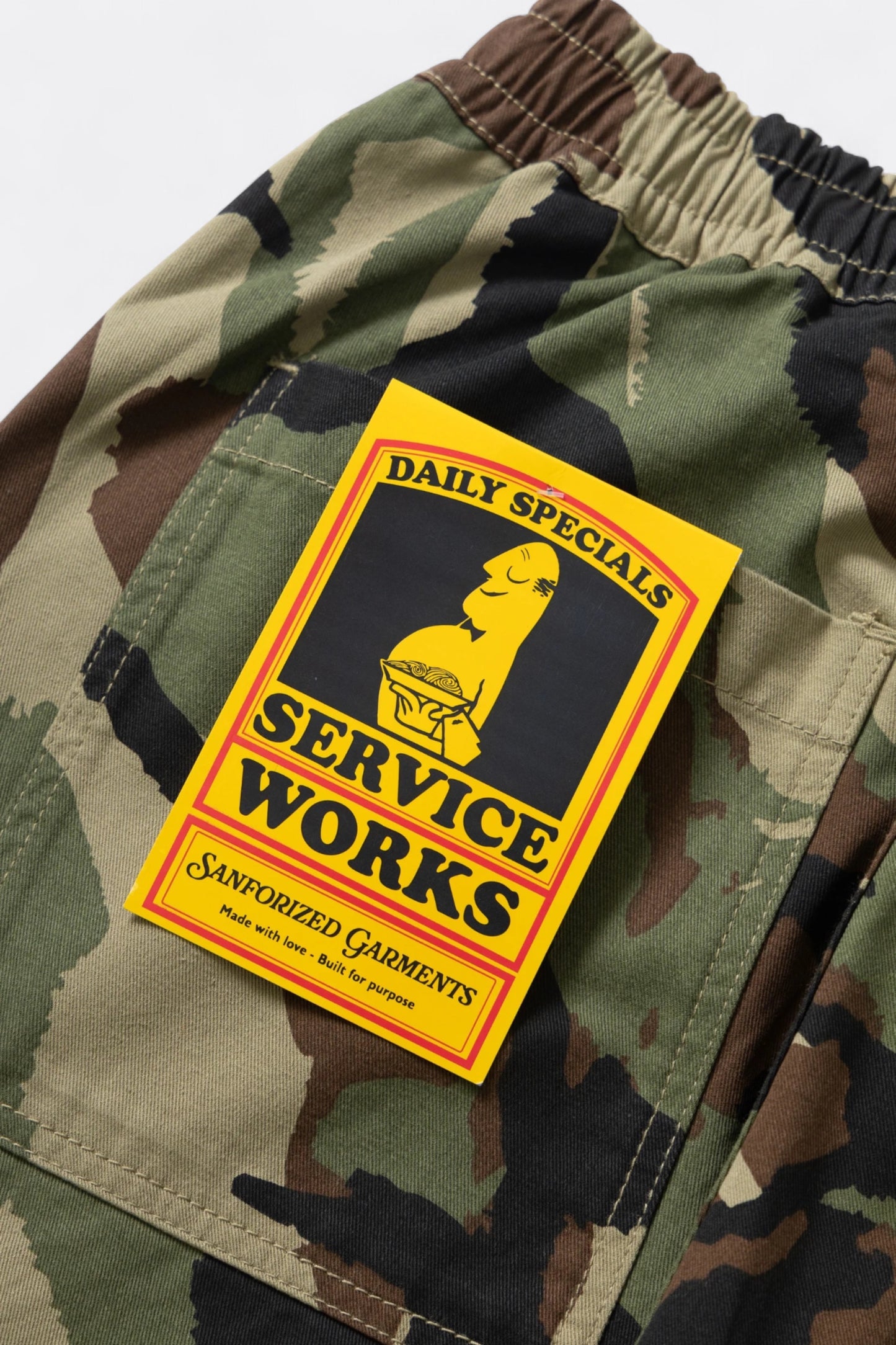 Service Works - Classic Patterned Chef Pants (Woodland)