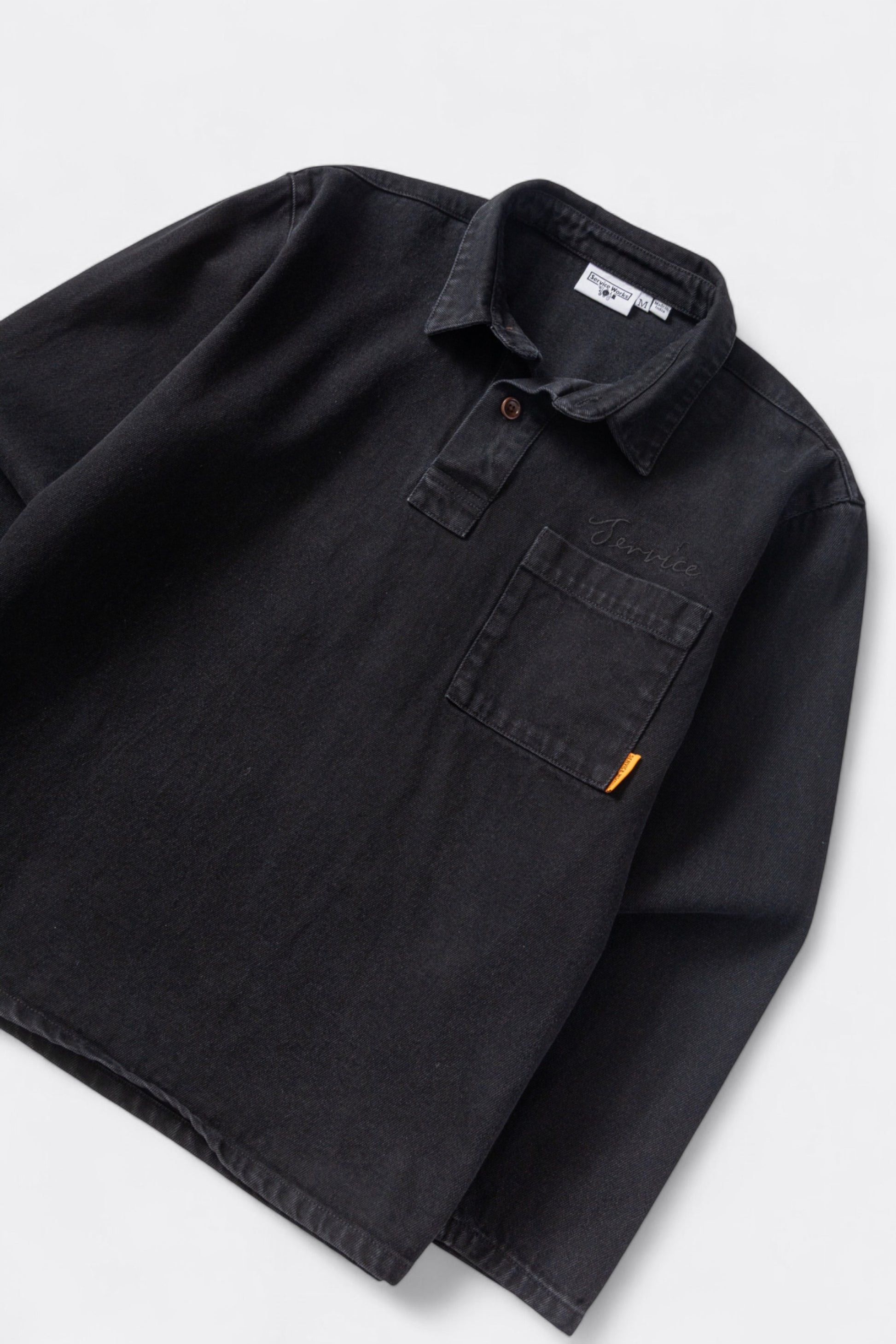 Service Works - Denim Script Popover (Dark Wash)