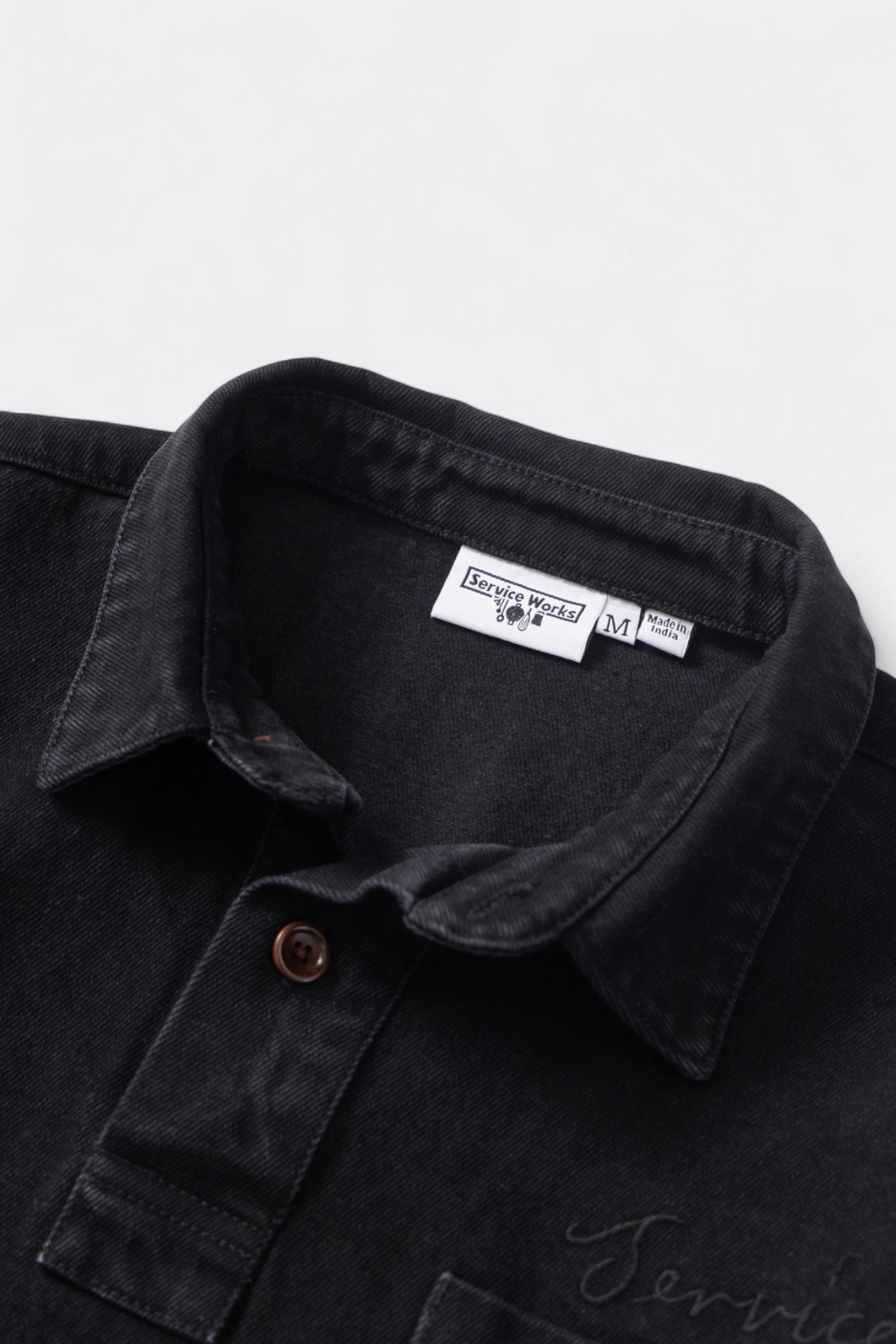 Service Works - Denim Script Popover (Dark Wash)
