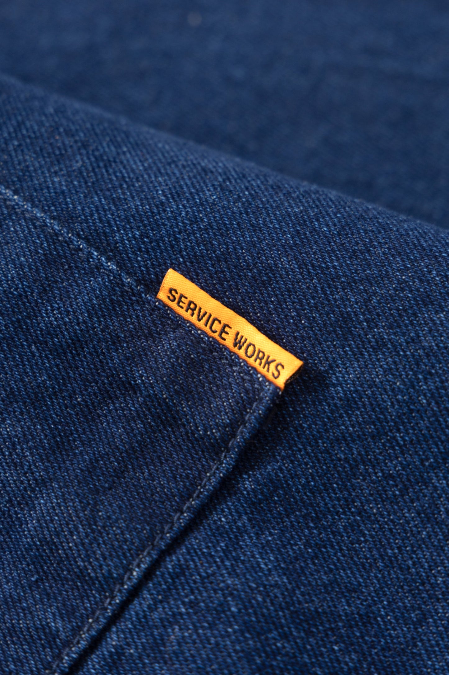 Service Works - Denim Script Popover (One wash)