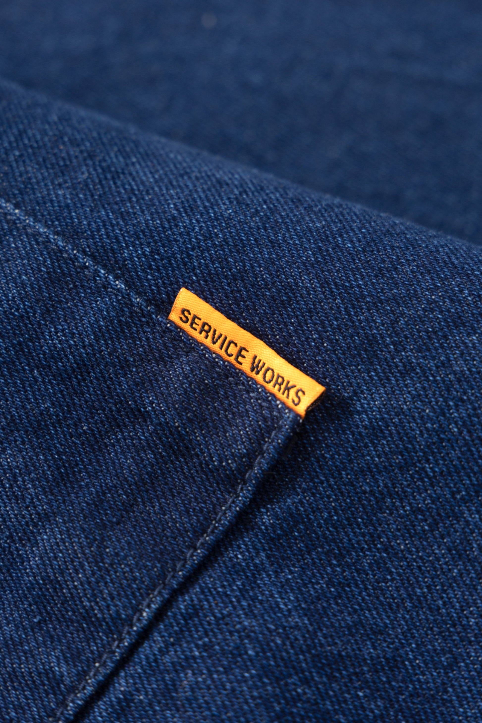 Service Works - Denim Script Popover (One wash)