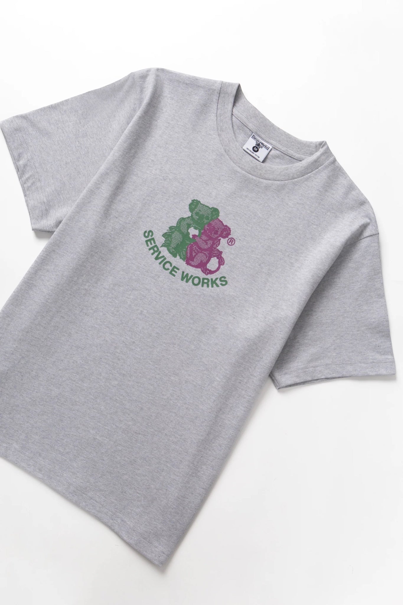 Service Works Family Fruit Tee Heather Grey | T-Shirt Coton Bio GOTS | Edgar Bdx