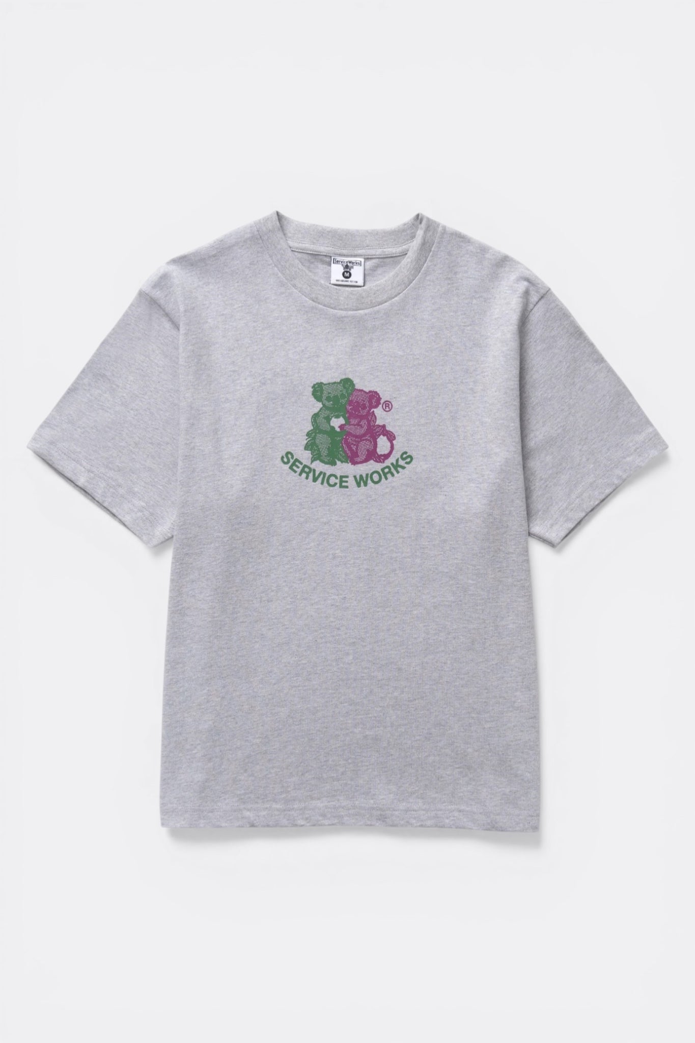 Service Works Family Fruit Tee Heather Grey | T-Shirt Coton Bio GOTS | Edgar Bdx